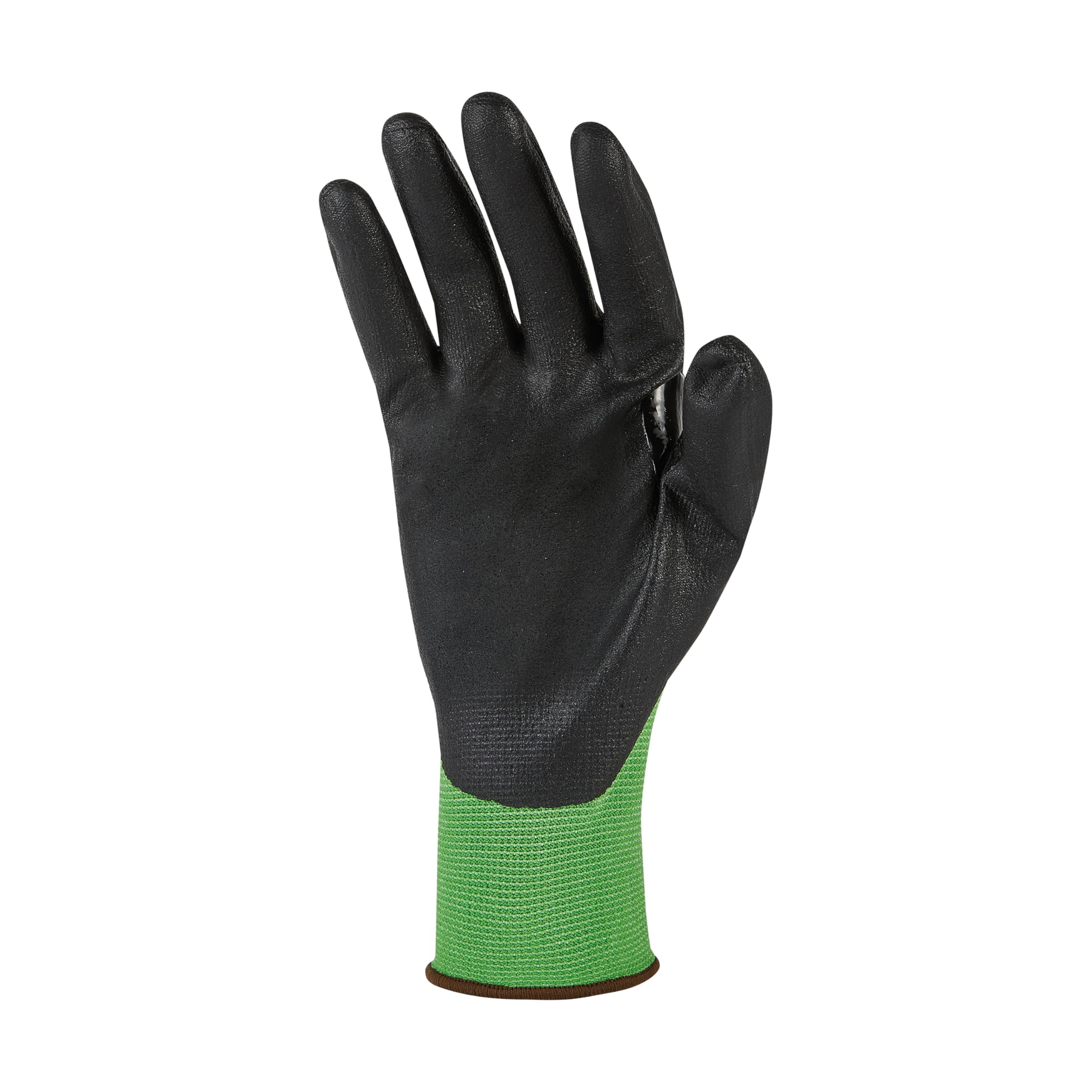 U Power Kalix Guantes de Trabajo de Seguridad Soporte de Poliéster y Spandex Recubrimiento de Nitrilo Reciclado Resistencia a la Abrasión Protección de Riesgos Térmicos Mecánicos Verde 10/XL 12 Pcs