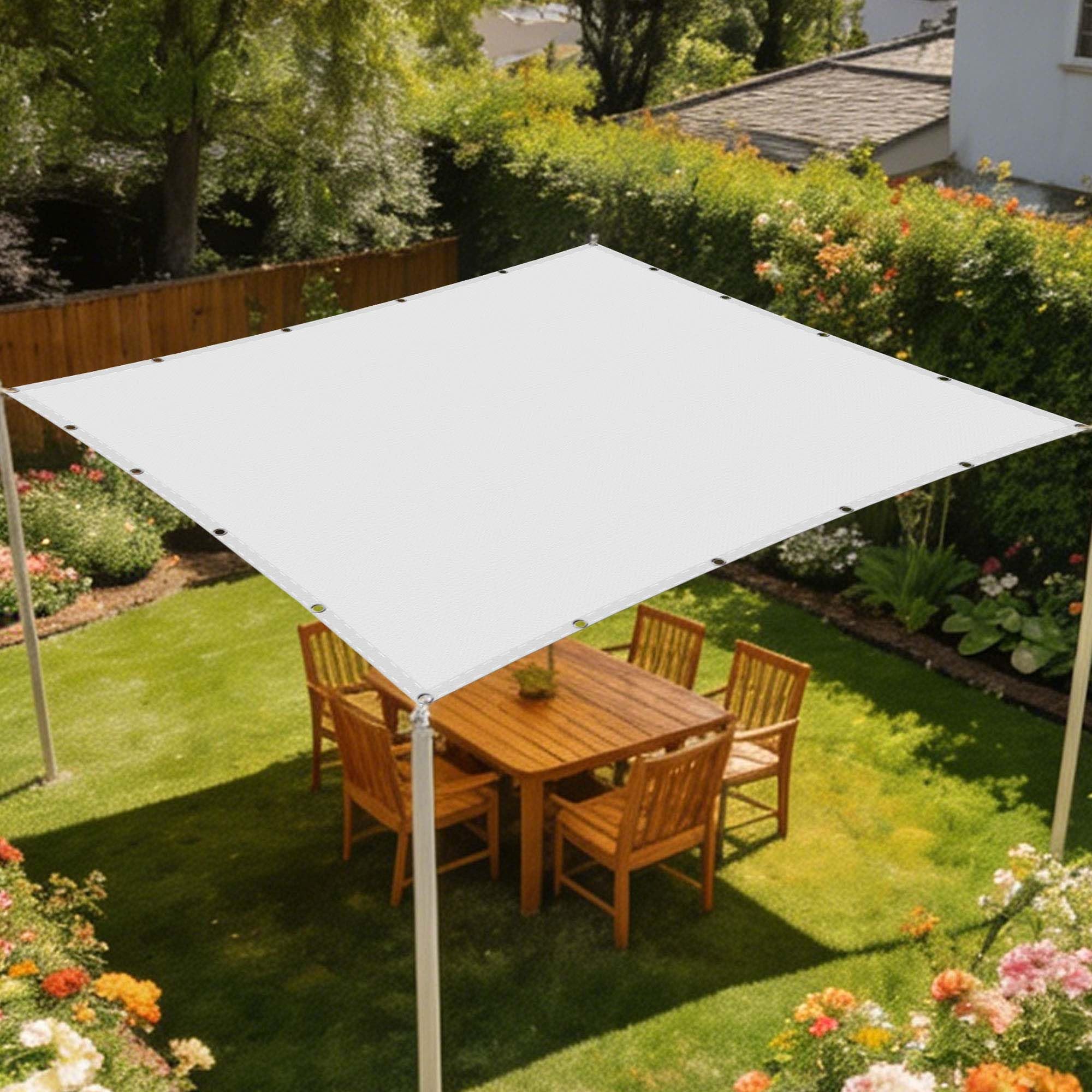Voile d'ombrage imperméable pour terrasse et jardin d'été
