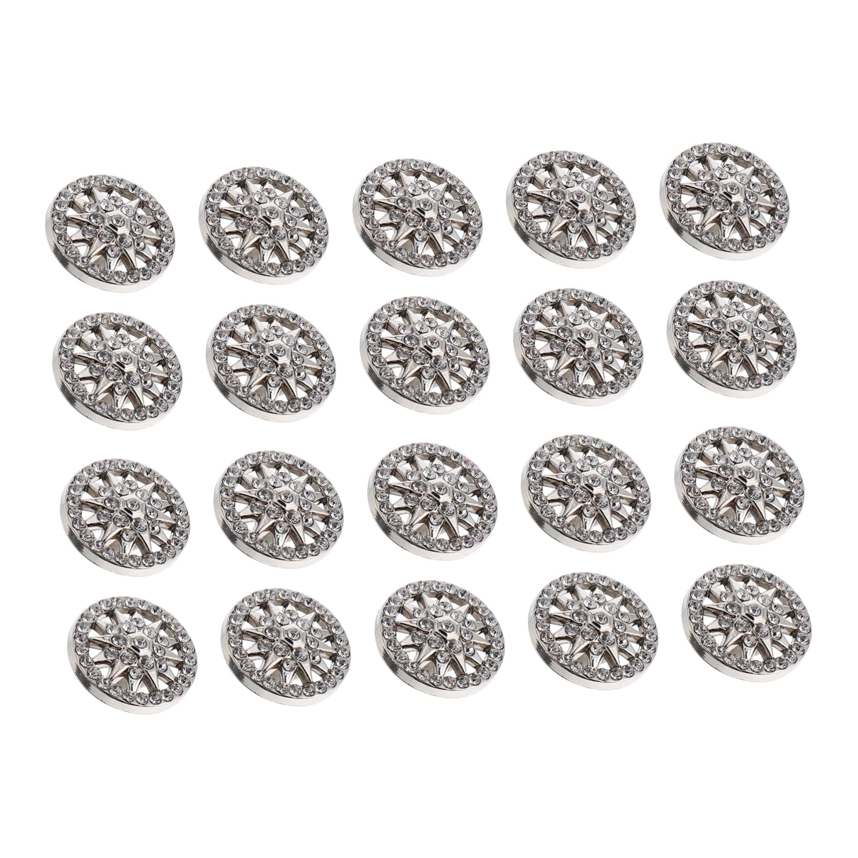 Lurrose 60pezzi Per Abbigliamento Decorativi Multifunzionali Per Cappotti e Cardigan Design Set e Duraturo Per