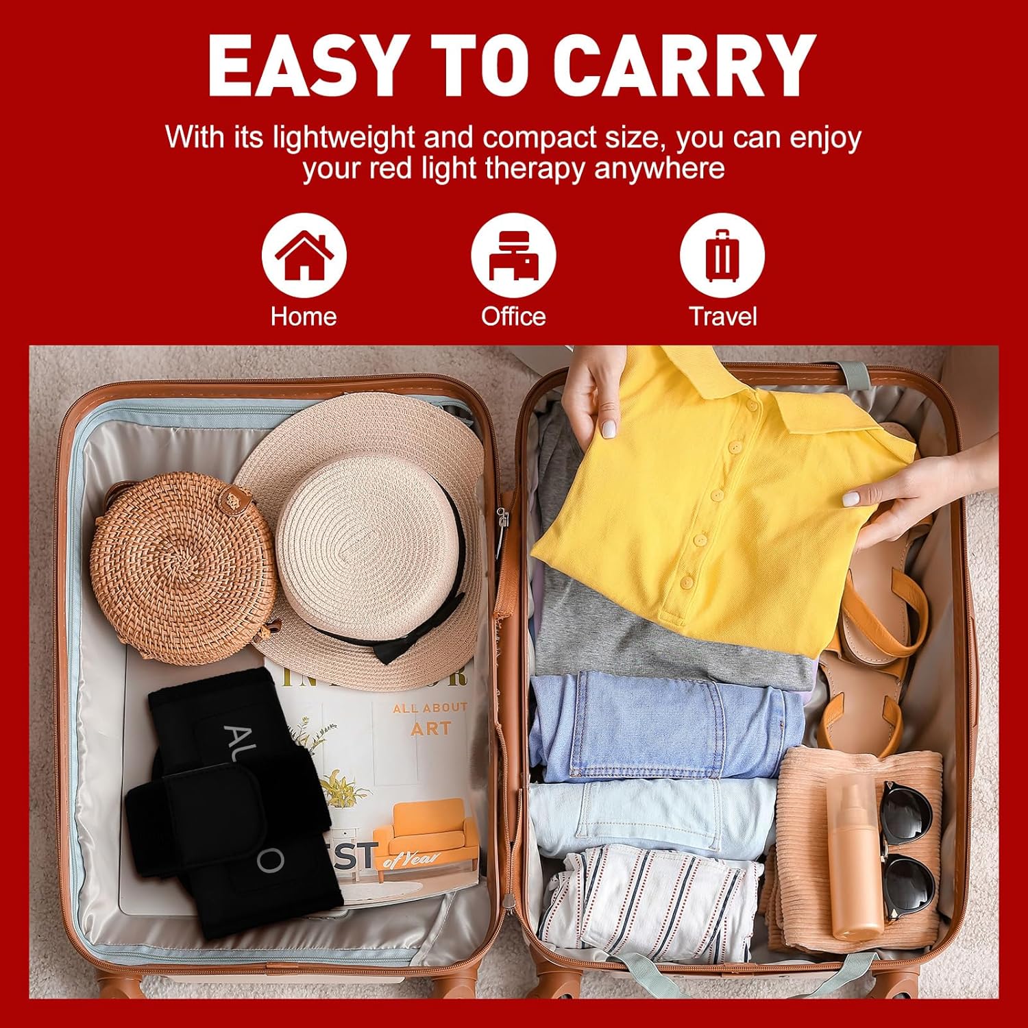 Red Light Therapy for Body, Infrared Light Therapy for Body, Red Light Therapy Belt with Timer