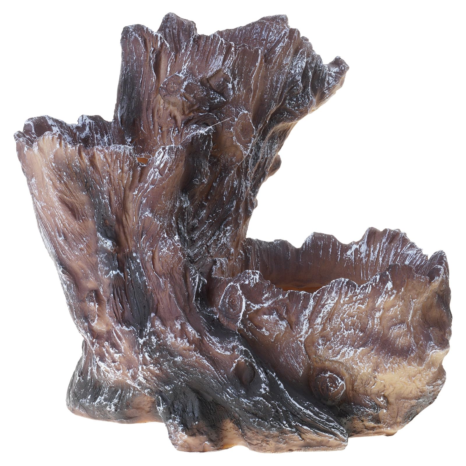 Woedpez Unique Planter Imitation Tree Root Shape Vintage Flowerpot Resin Planter Resin Texture Suitable for Home and Use Balcony Flower Container