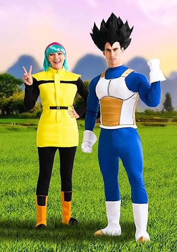 Miniatura 5 de Dragon Ball Z - Disfraz de Bulma amarilla para mujer, con licencia oficial de Dragon Ball Z Bulma Cosplay