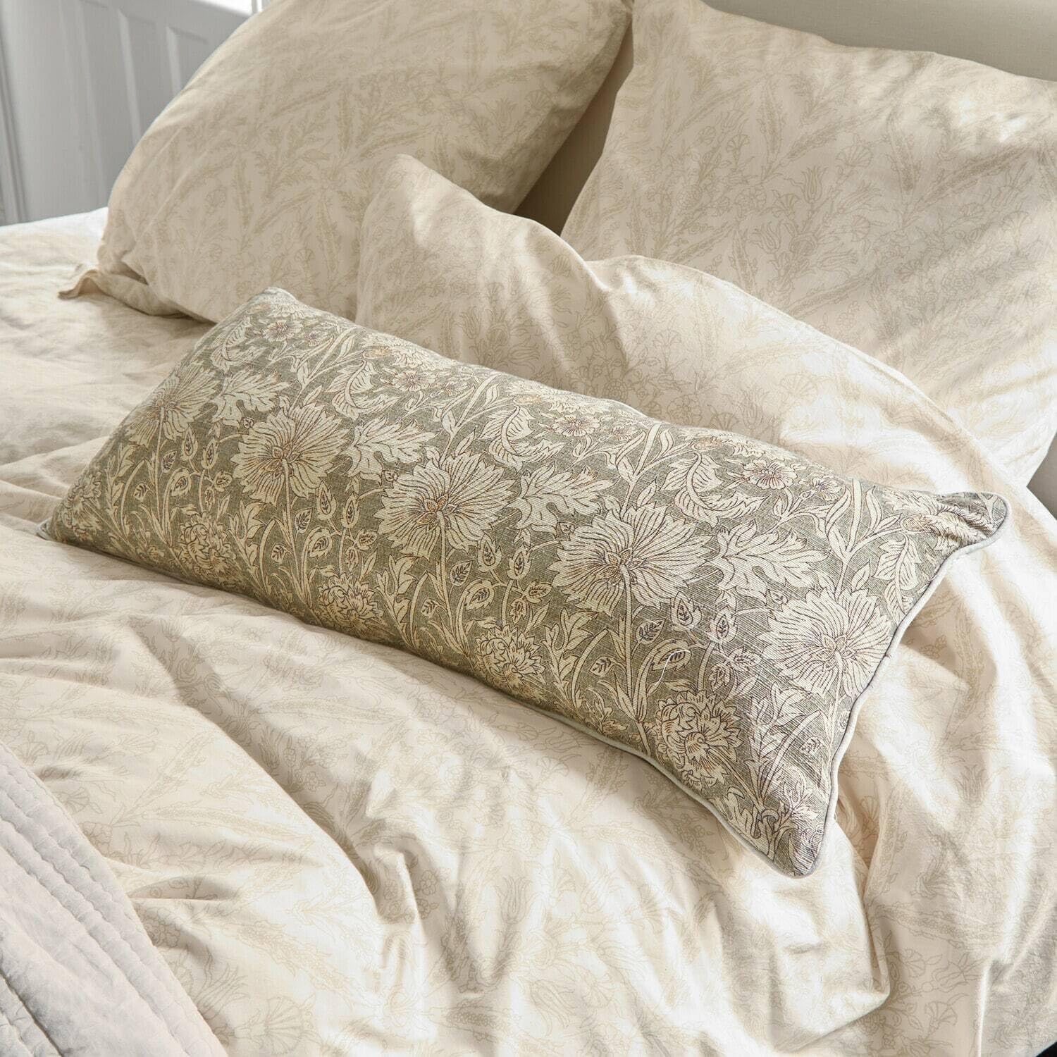 Loberon Kissen Jardin Royale, braun