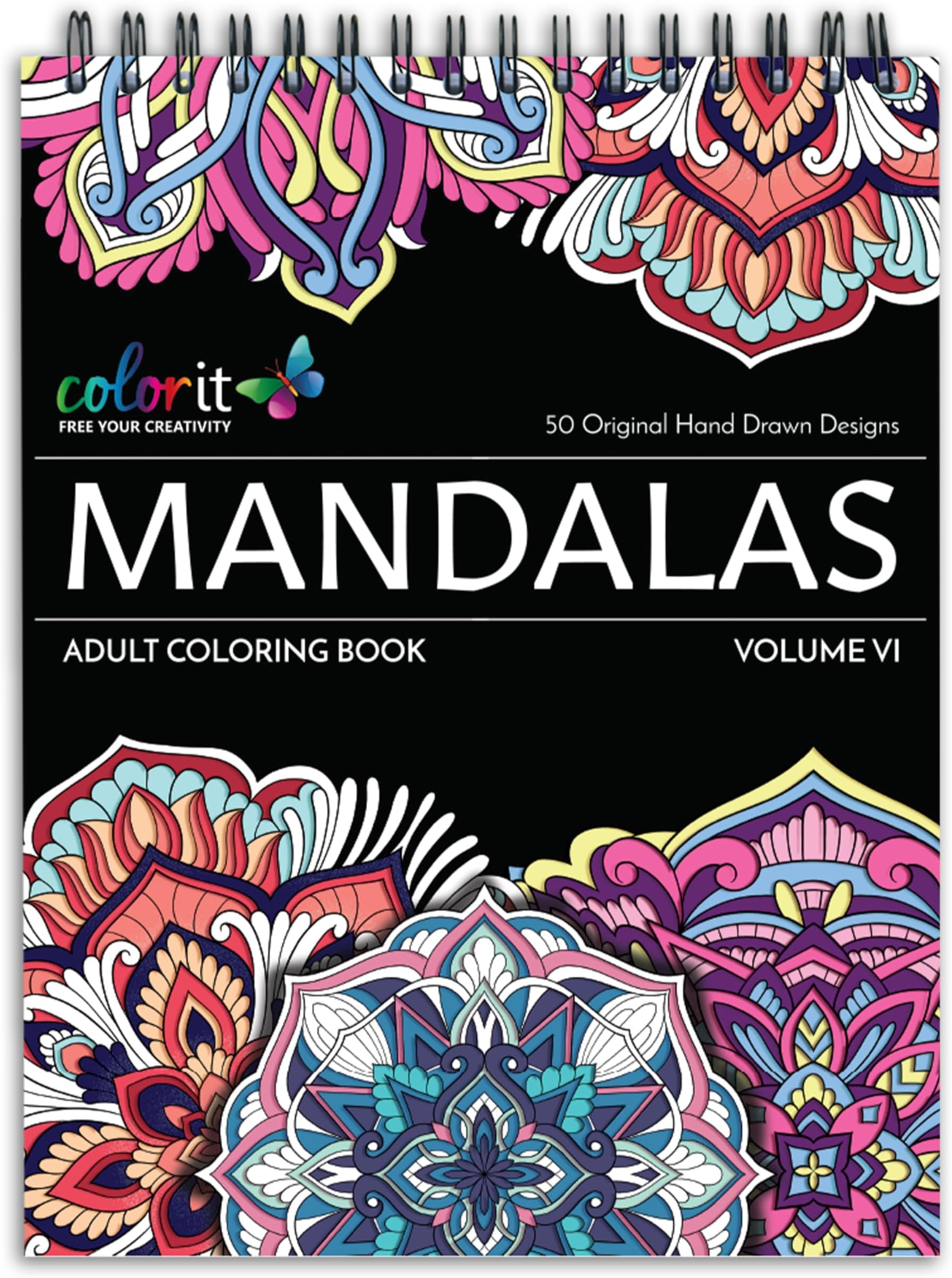 Amazon.com: ARTEZA Adult Coloring Books, Floral & Mandala Designs, Pack