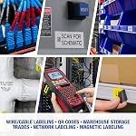 Epson LABELWORKS LW-PX900PCD Industrial Label Maker Kit - Complete Kit with Accessories, Compatible with All Epson LABELWORKS PX Tape Types, Portable Handheld Label Printer | Handheld industrial label printer kit with accessories, compatible with all