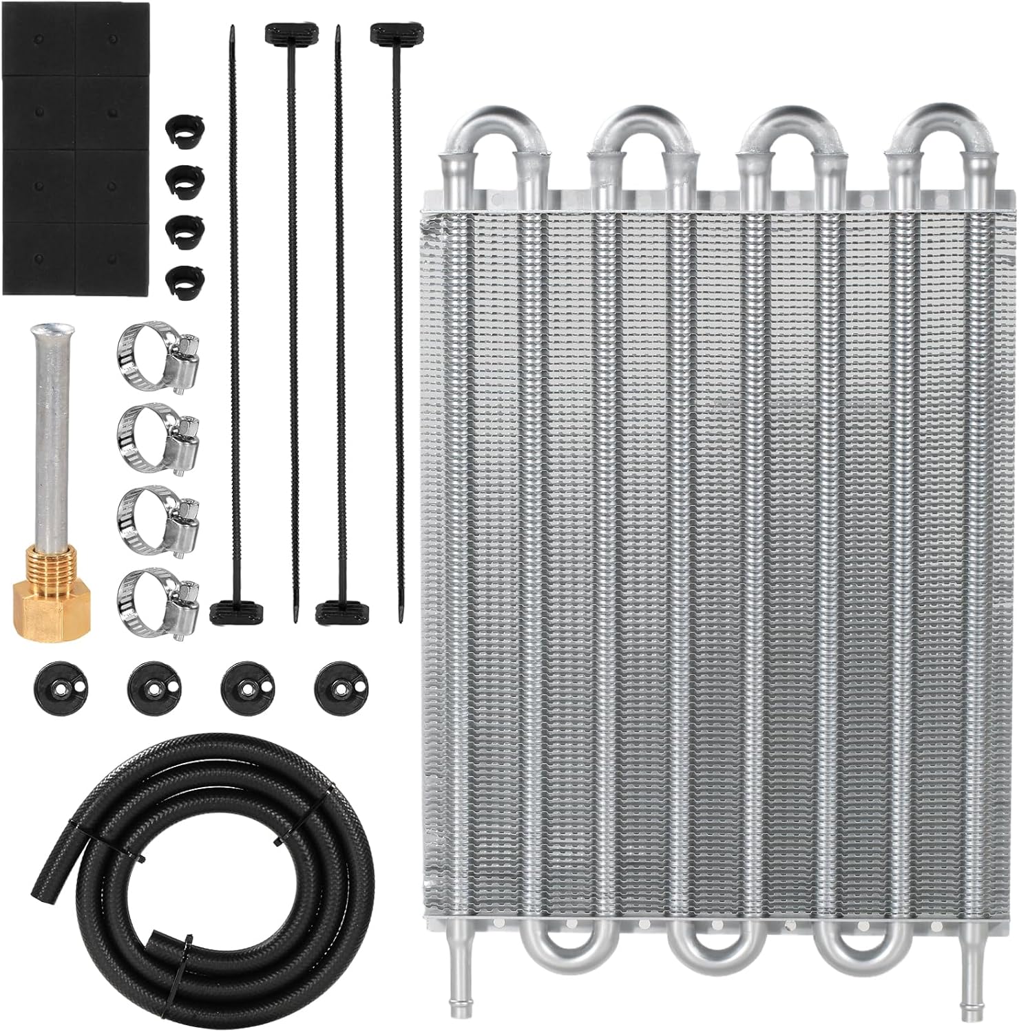 8 Piece Transmission Oil Cooler, Aluminum 8 Pass Tube and Fins, 1405, 405, 53003