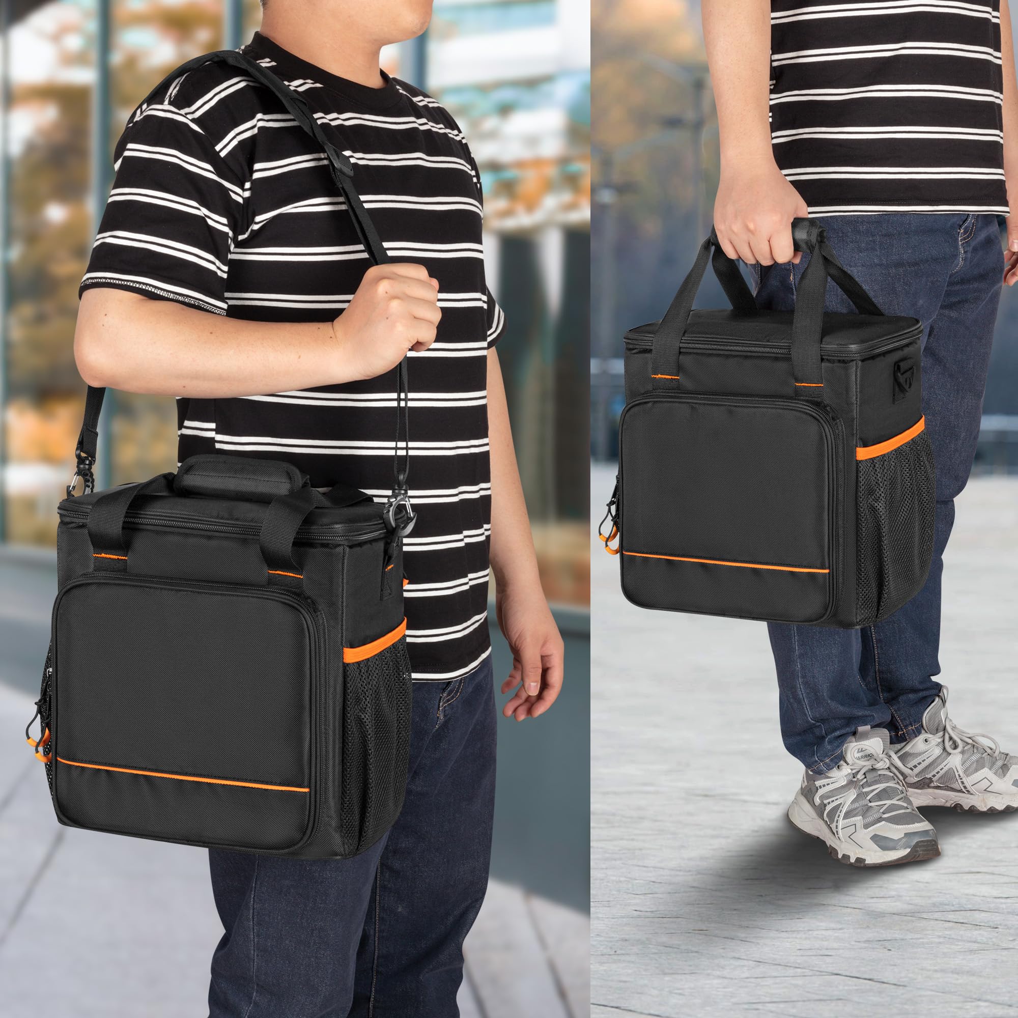 PGmoon Beamer Tasche Kompatibel mit Nebula Mars 3/Cosmos Laser 4K/SE, Projektortasche mit Zubehörtaschen (Patent Design)