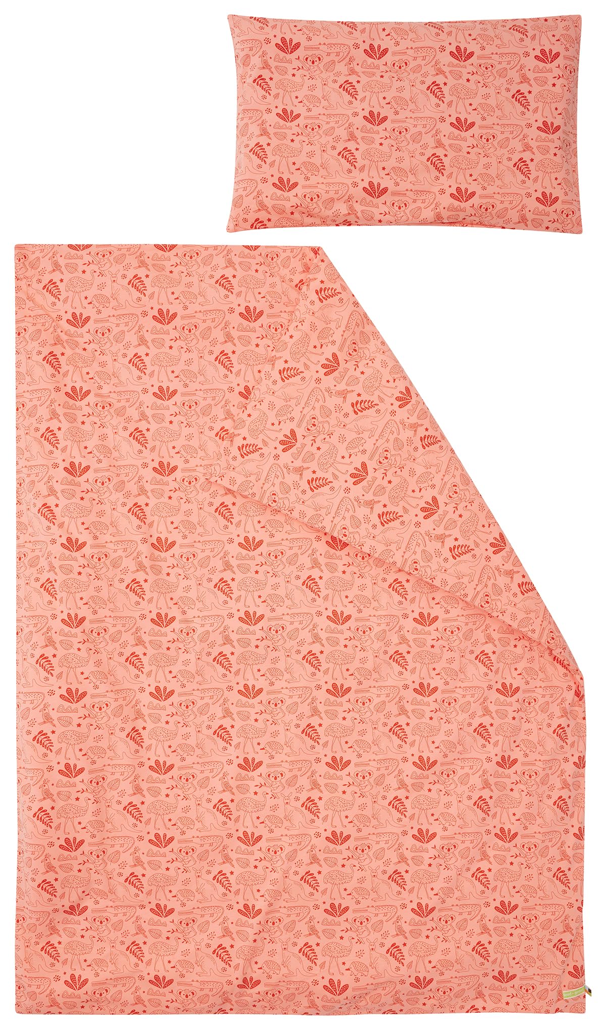 Kinder Jersey Bettwäsche-Set aus Bio Baumwolle 100 x 135cm, Kissen 40 x 60cm, GOTS zertifiziert