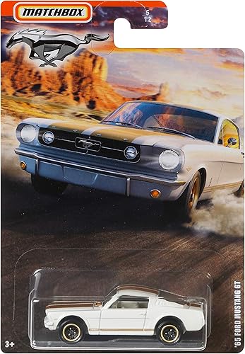 MBX Matchbox '65 Ford Mustang GT 512, color blanco