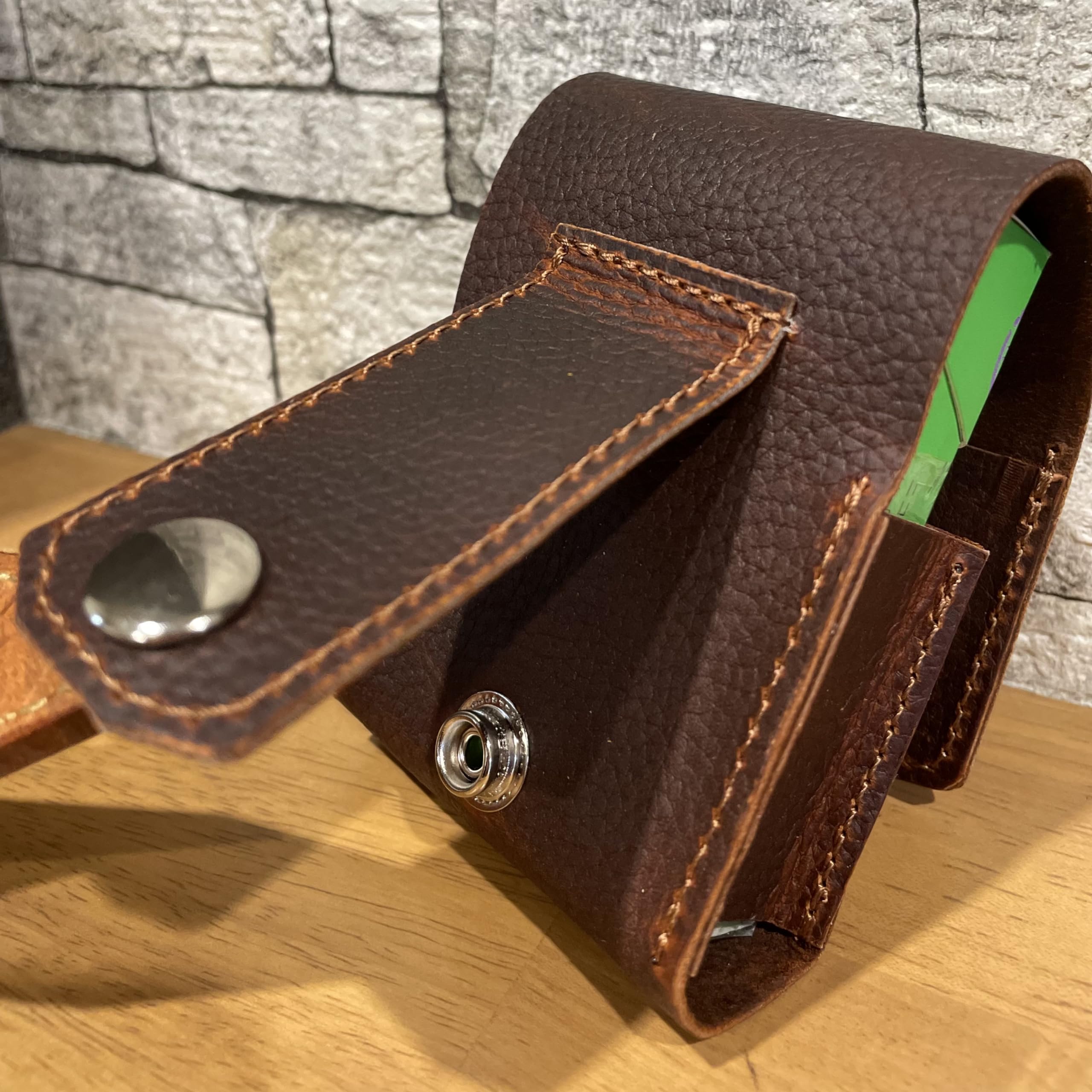 Amazon | 【インディアンレザー】ジッポ収納付きタバコケース