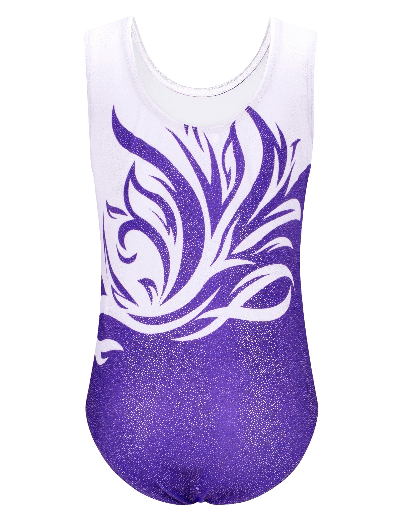 Arshiner Maillot Gimnasia Ritmica Niña Conjunto de Gimnasia Tres Piezas sin Mangas para Verano Entrenamiento Moderno Conjunto de Body y Pantalón Corto Maillot Ballet Niña 3-10 Años
