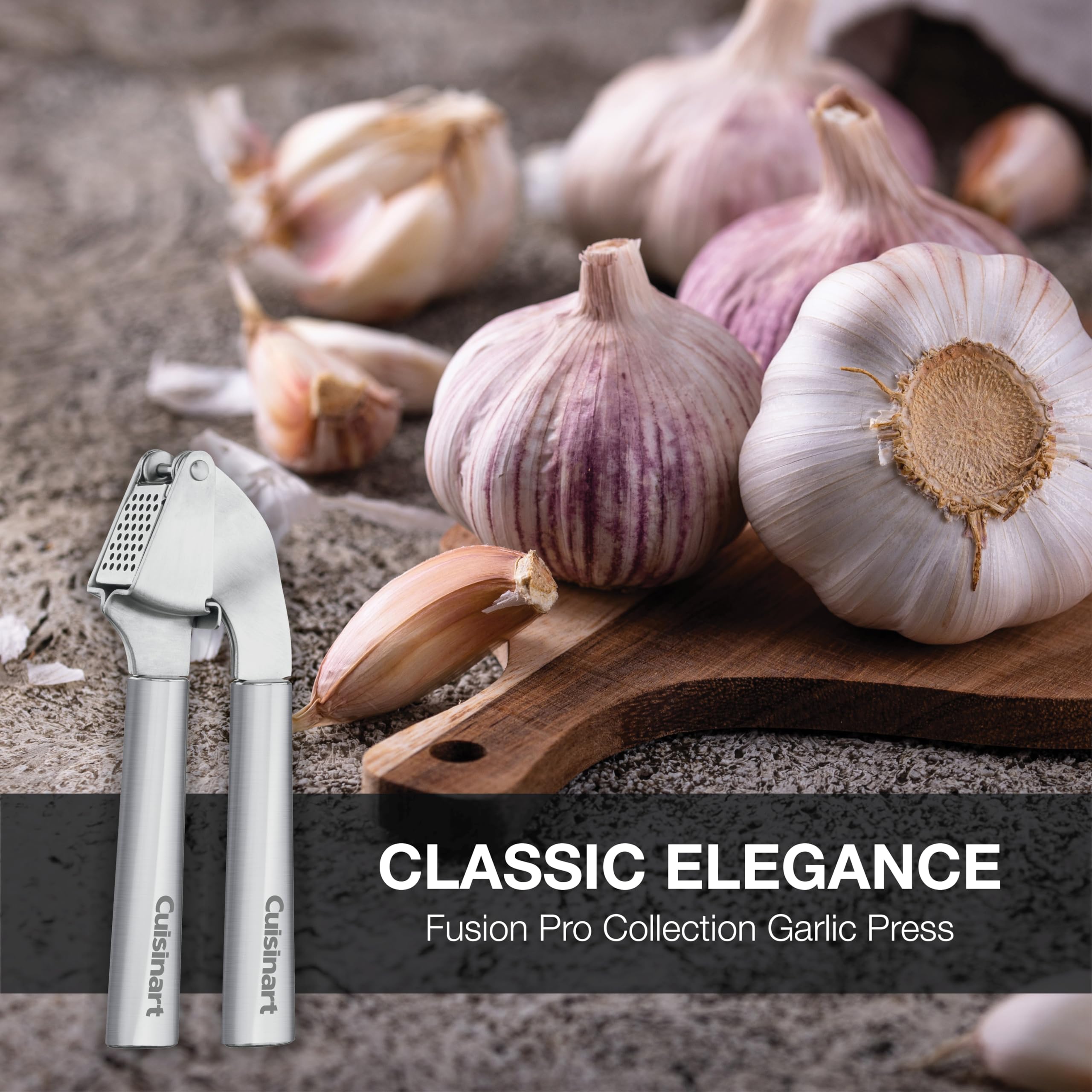 Presse-ail Cuisinart En Inox - Fusion Pro | Facile à Nettoyer Et Lave-vaisselle Safe