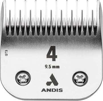 Andis 72625 UltraEdge Skip-Tooth Blade, Size 4, 3/8in Cut, Chrome