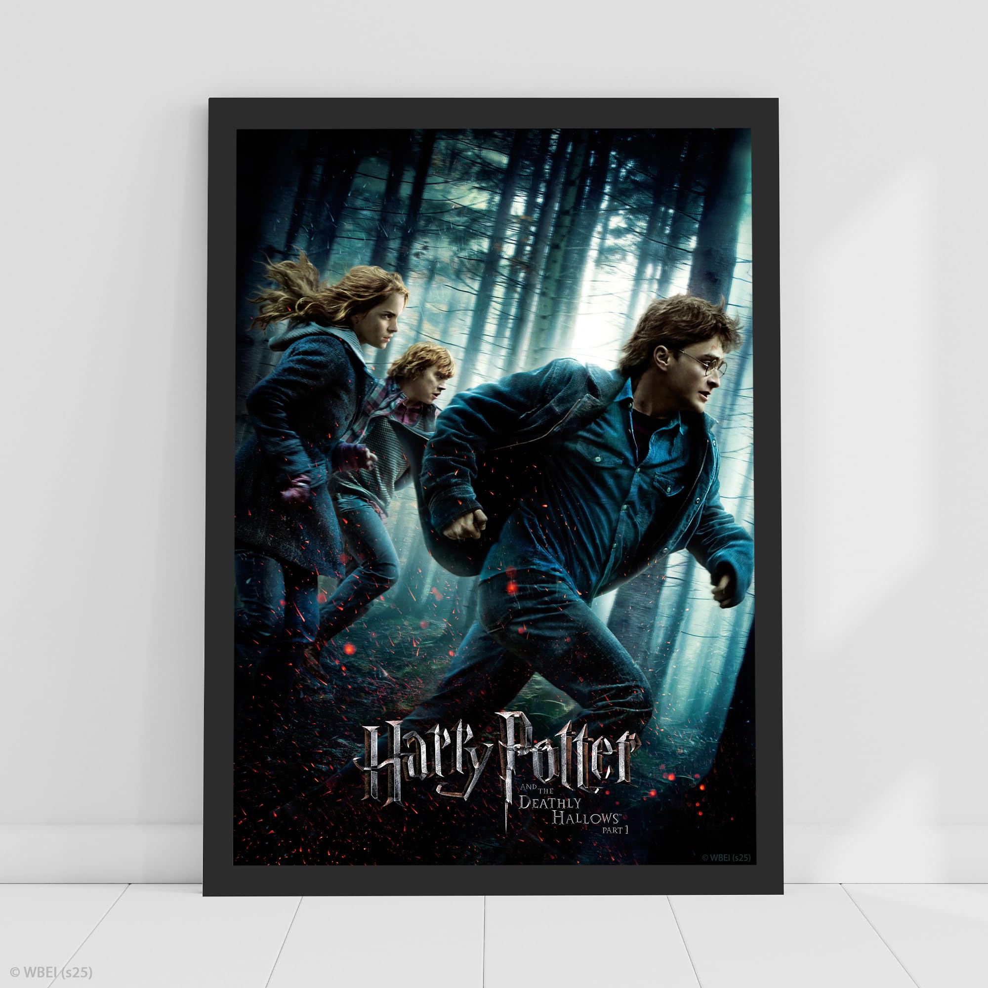Themed Multicolour Harry Potter Print - Harry Potter And The Deathly Hallows Part 1 Movie Poster Wall Art (21Cm X 29.7Cm - A4)