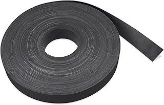 Master Magnetics Flexible Magnet Strip with Black Vinyl Coating, 1/32
