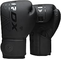 RDX Pro Training Boxing Gloves Maya Hide Leather Sparring Muay Thai MMA Kickboxing 8-18oz Ventilated Palm