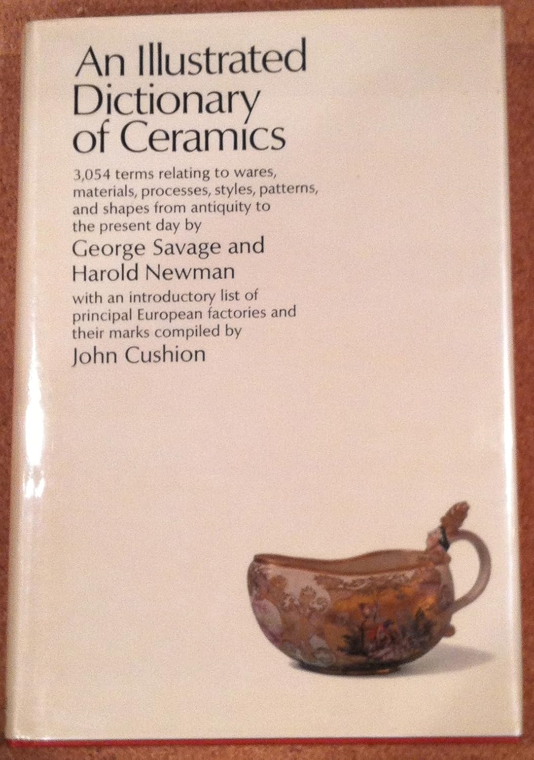 An illustrated dictionary of ceramics defining 3,054 terms relating