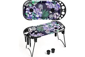 8.5”x3.8” Foldable Metal Rolling Tray Set with Leaf Shape Design (Purple)