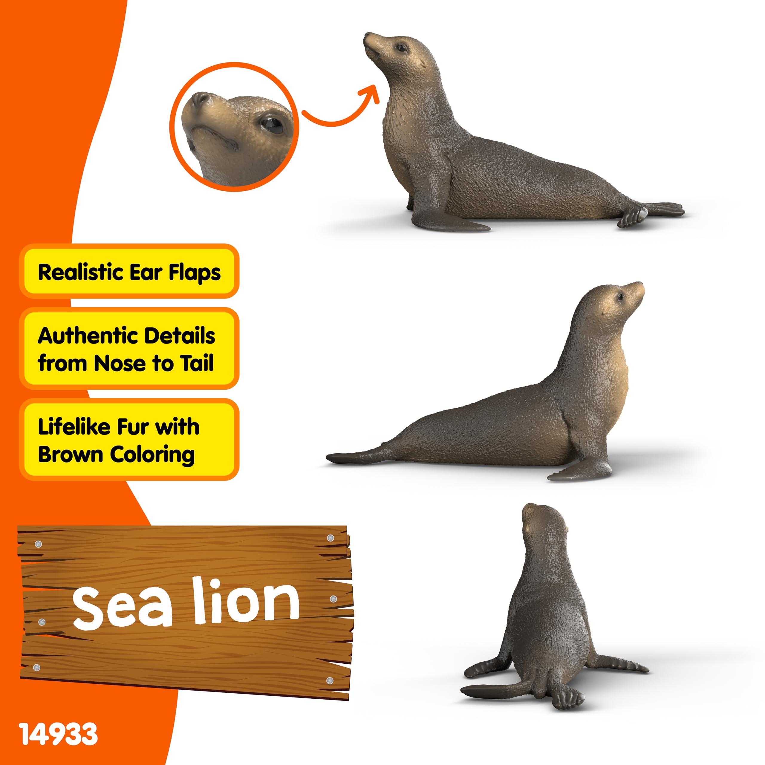 Amazon.co.jp: シュライヒ schleich ワイルドライフ アシカ