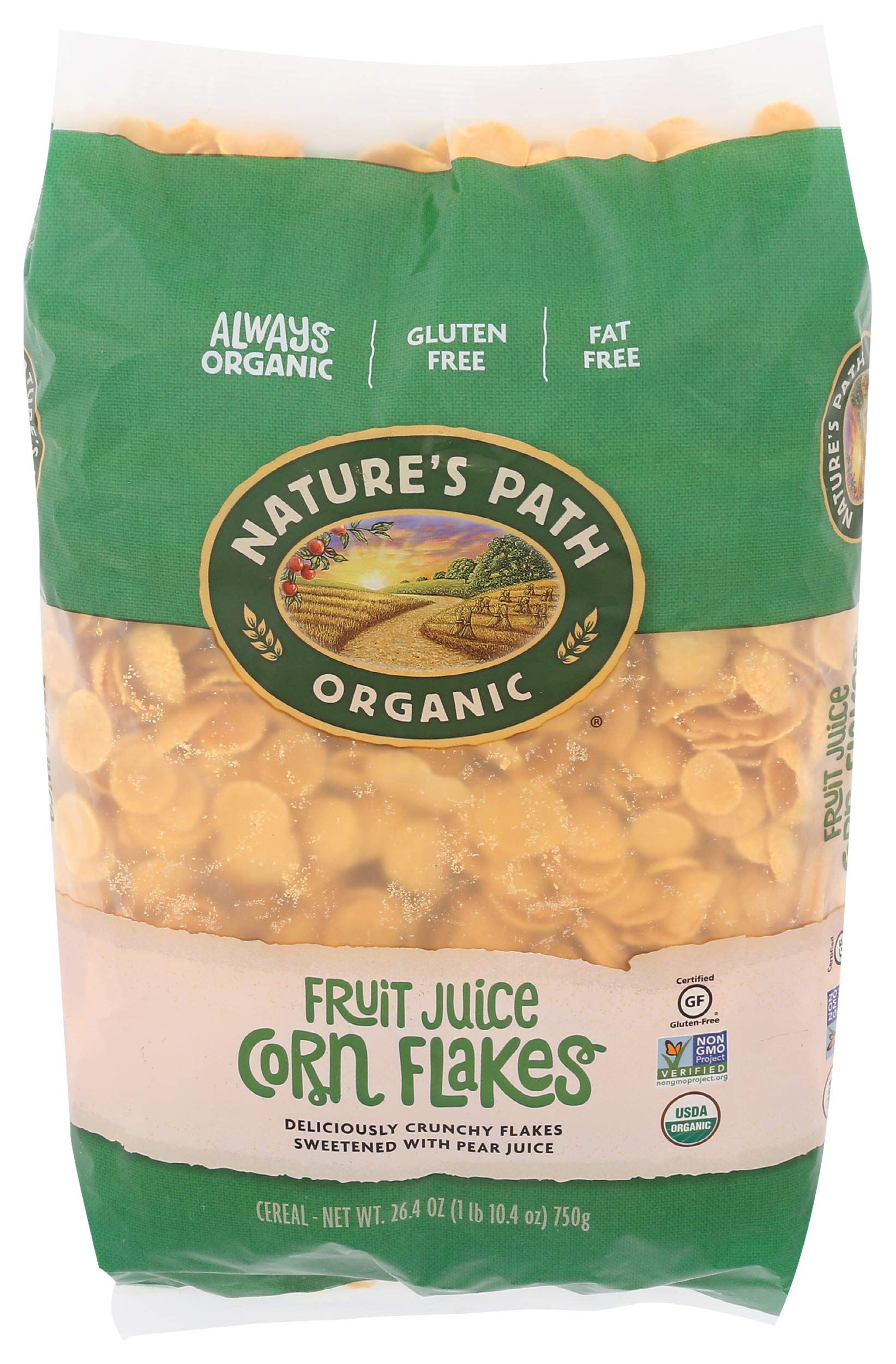 Buy Nature's Path Organic Corn Flakes Cereal, 26.4 oz Eco Pac Bags