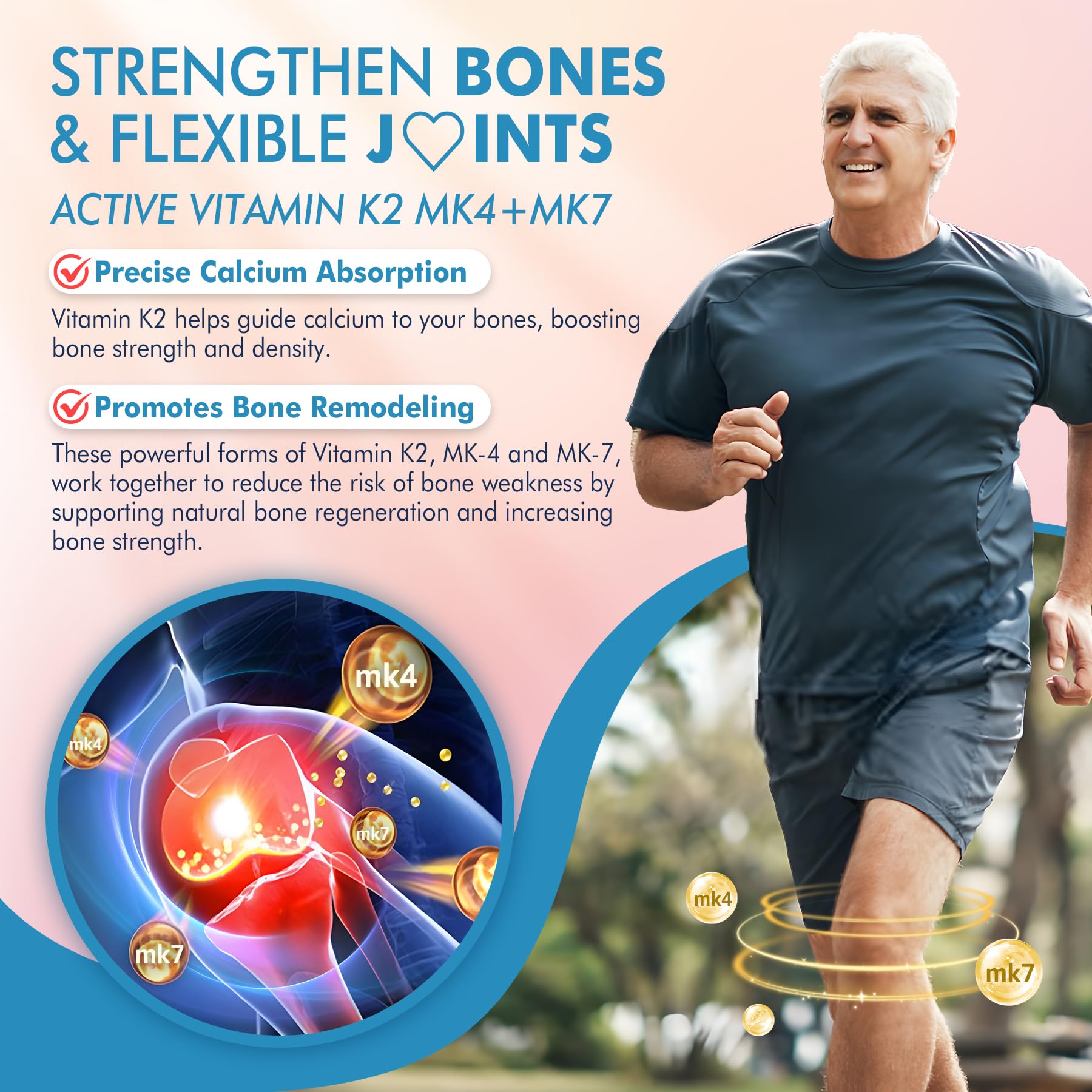 Vitamin K2 Gummies MK-7 & MK-4, Full Spectrum K2 for Women & Men, 60 Cts — Amazon image 5