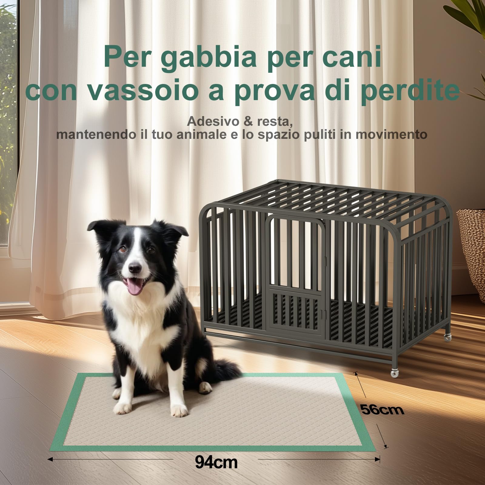 Gardner Pet Tappetini Igienici Assorbenti Monouso per Cani, 94x56cm – Super Assorbenti, Anti-Perdita e Adesivi Antiscivolo, Ideali per Addestramento Cuccioli (30 Pezzi)
