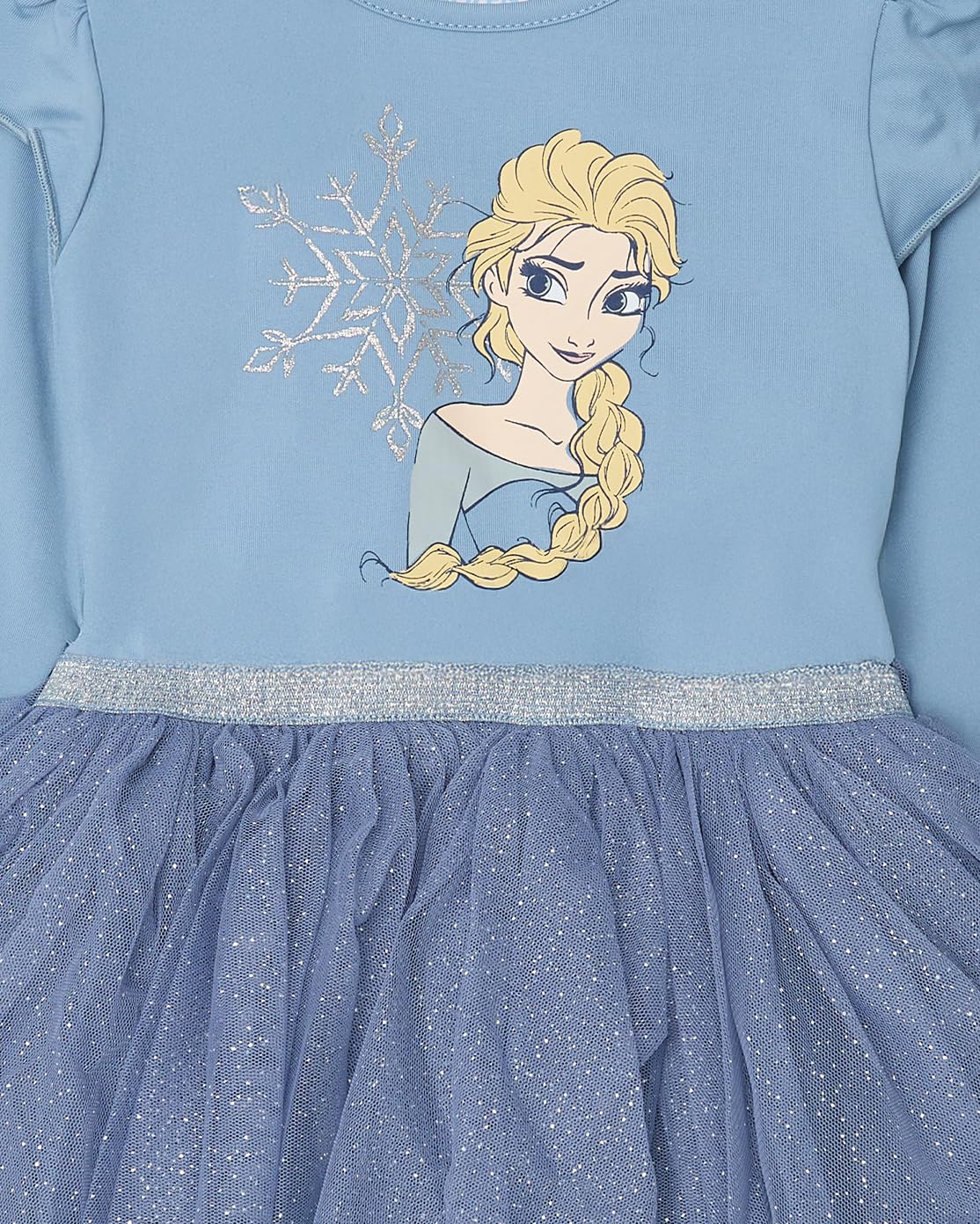 Disney Prinzessin Dress Up to Play für Mädchen Langarm Tutu & Sparkle Tüllrock Prinzessin Elsa Frozen