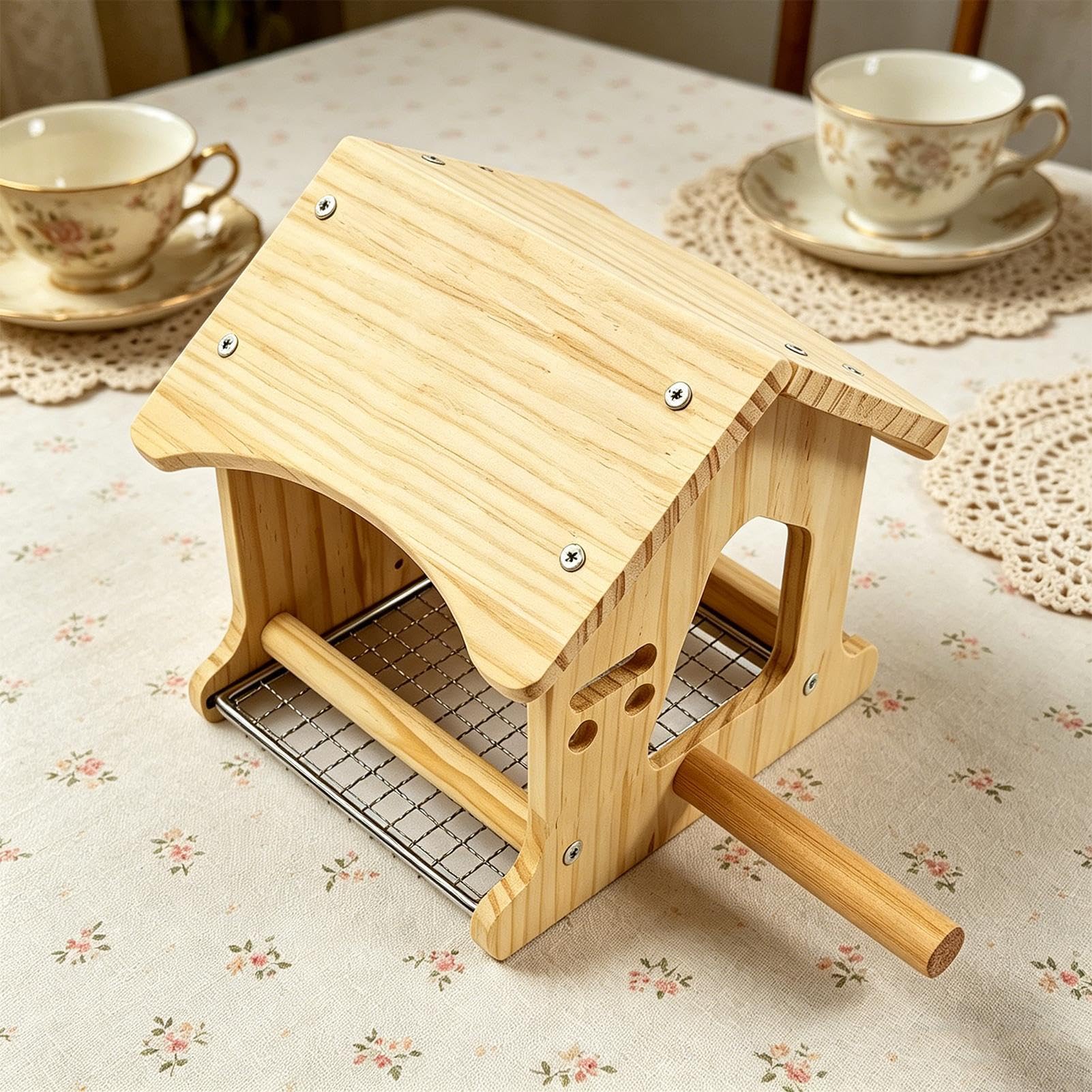 Maison À Oiseaux Nid De Reproduction En Bois Naturel