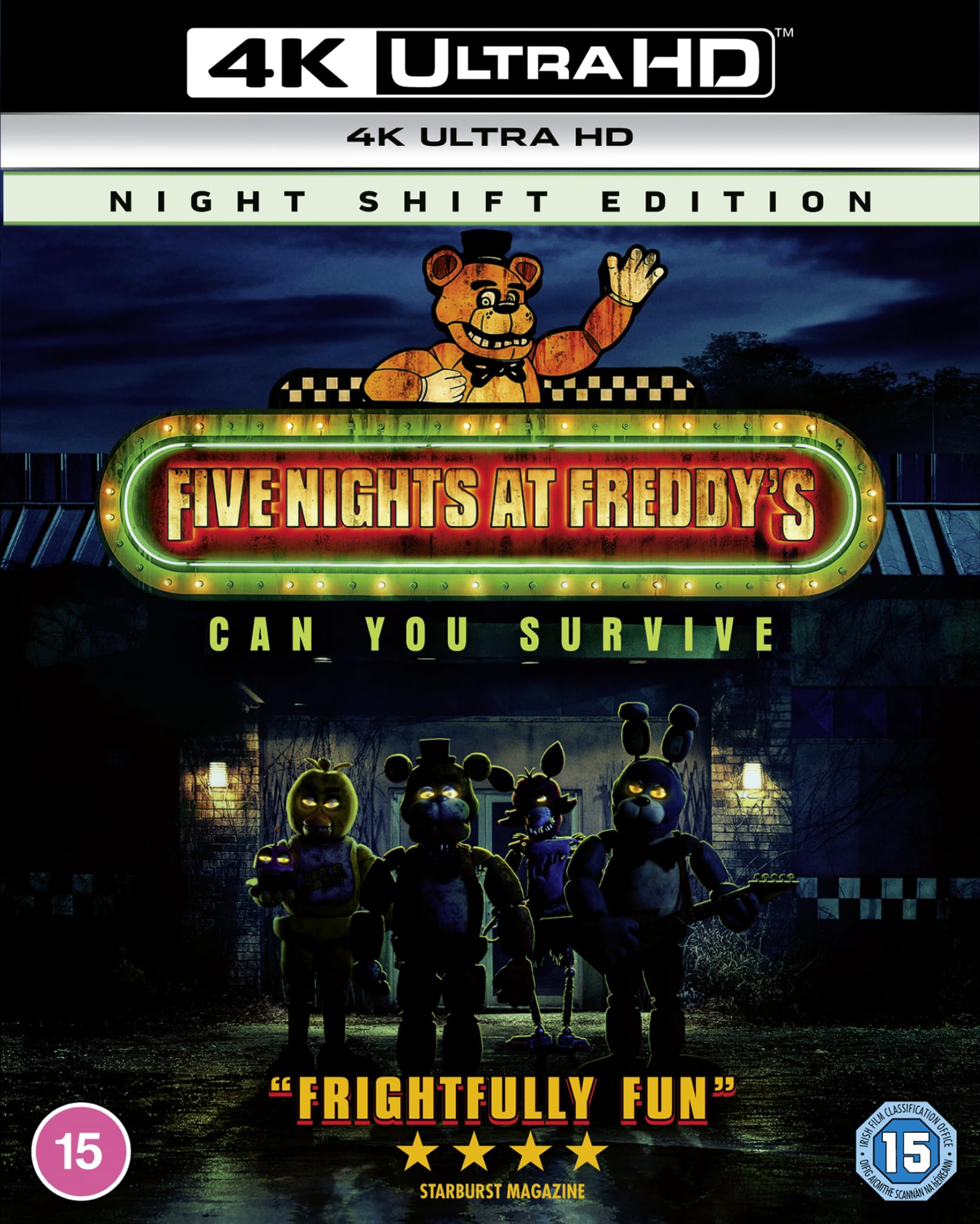 Five Nights at Freddy's [4K Ultra HD] [2023] [Blu-ray] [Region Free]