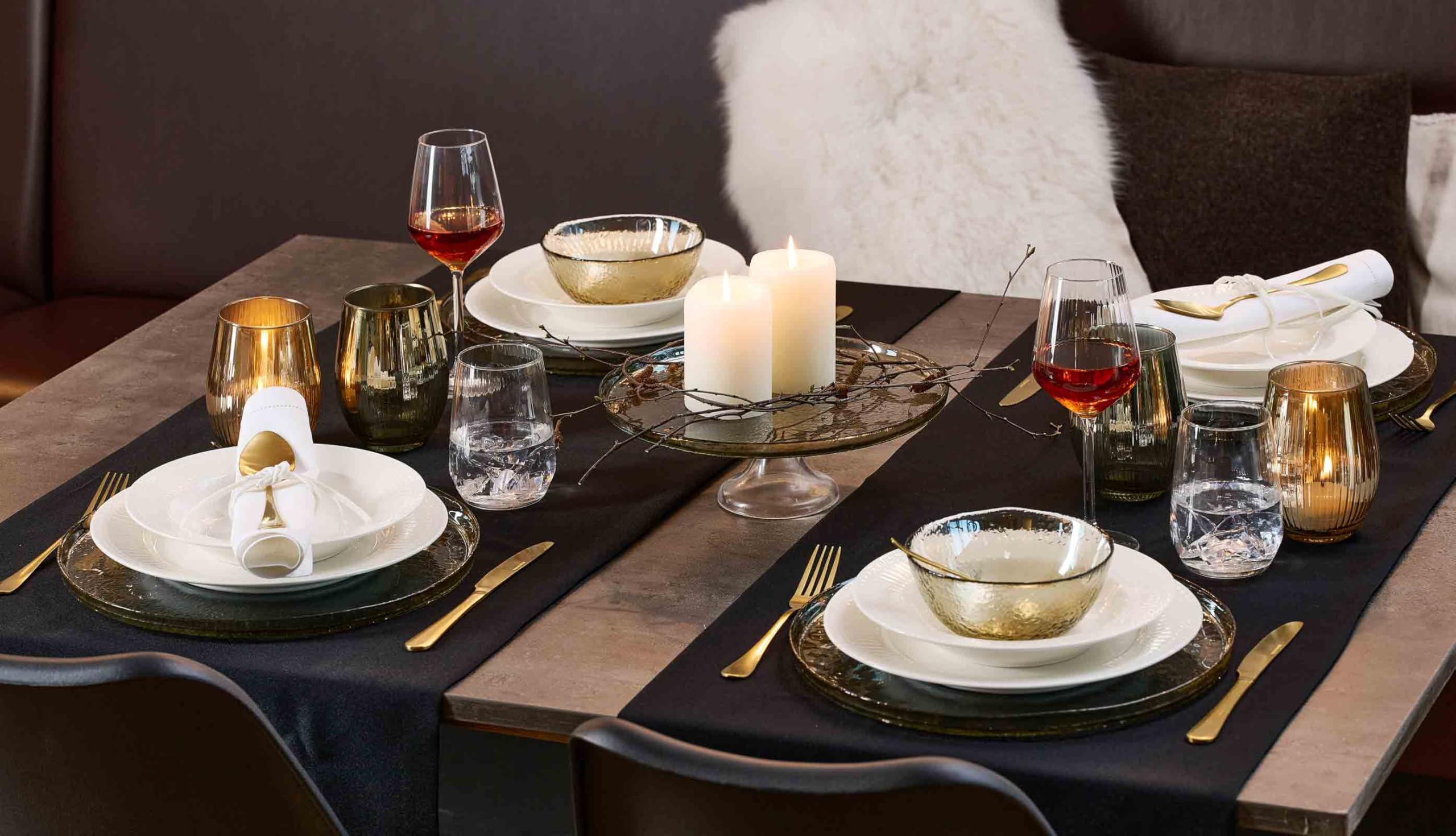 Ritzenhoff & Breker Jive Gläser-Set 12-teilig, Rotweingläser (530 ml) Weißweingläser (370 ml) und Sektgläser (220 ml) für 4 Personen, Gläser mit feinem Innenrelief, Spülmaschinenfest, Klar