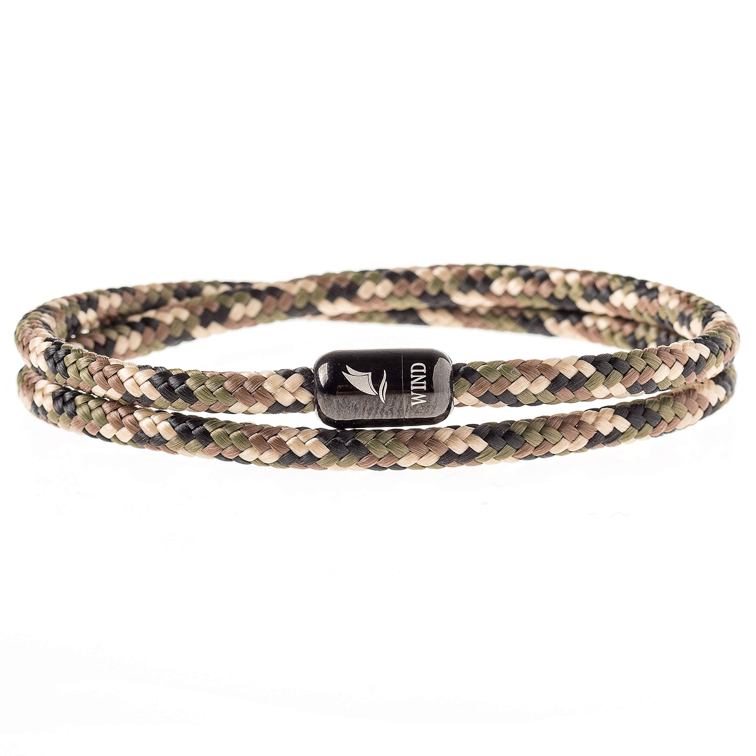 Wind Passion - Paracord Mens Bracelet - Bracelet for Women - Rope Bracelet String With Magnetic Clasp - Wrist Surfer Bracelet - Handmade Surfer Magnetic Bracelets - Sturdy & Waterproof