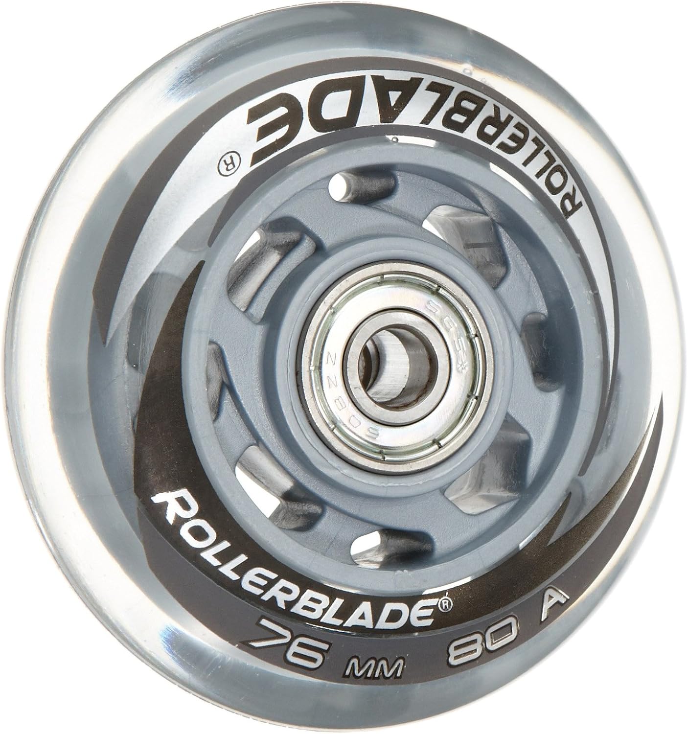 Rollerblade RB 76mm/80A + SG5 Ball Bearing + Spacer Wheels Set White Amazon.co.uk Sports