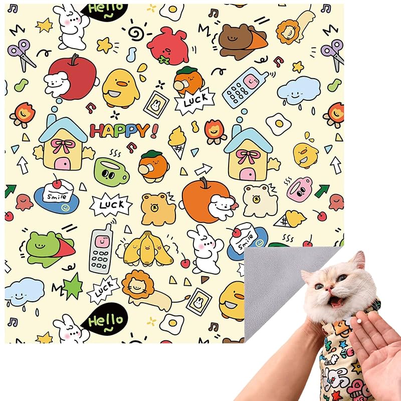 Faixa de contenção autoadesiva para gatos, Cyhdddr, tamanho Grande, 69,85 x 69,85 cm