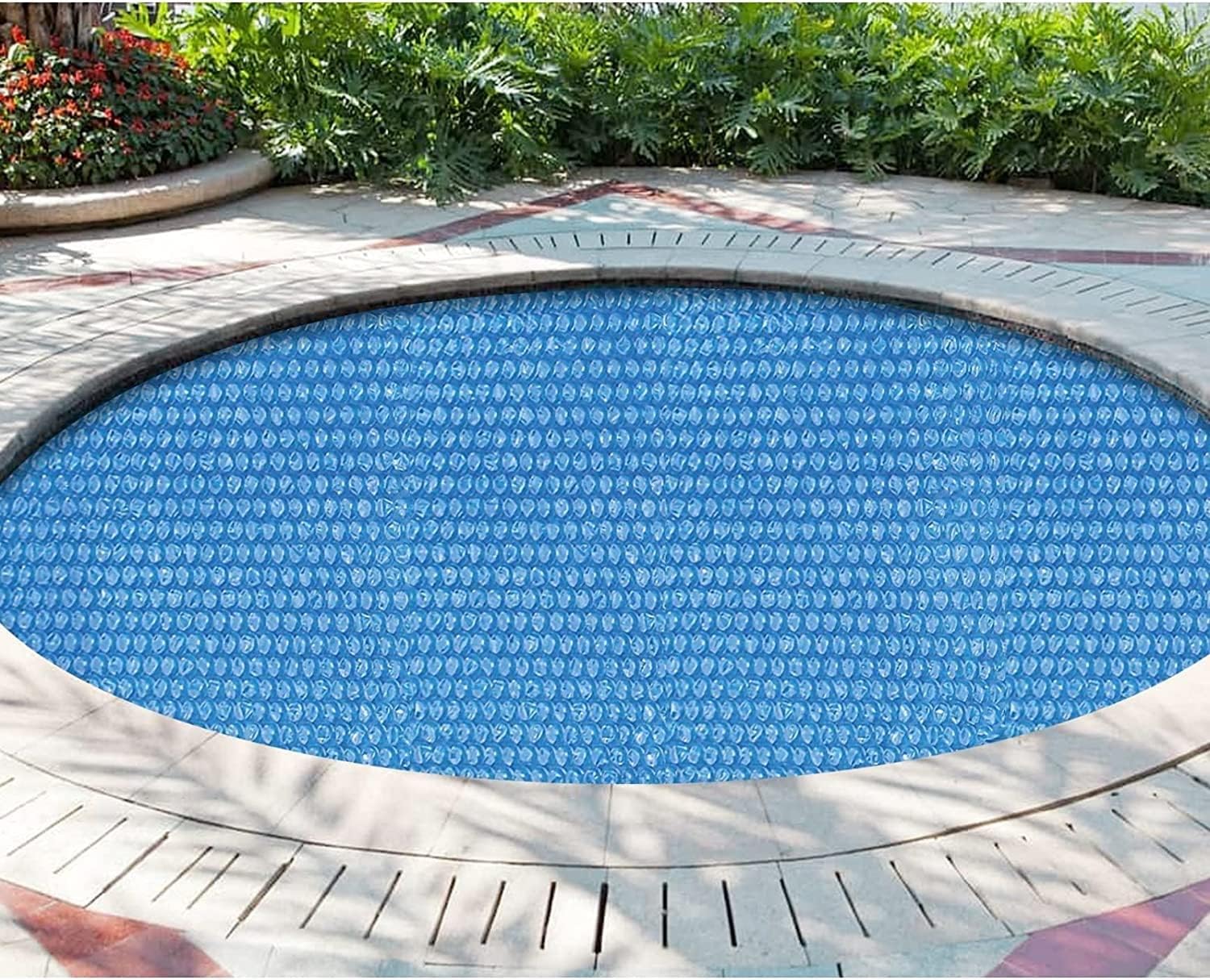 SMFOOT Heat Retaining Blanket Hot Tub Cover Round Swimming Pool Thermal Blanket