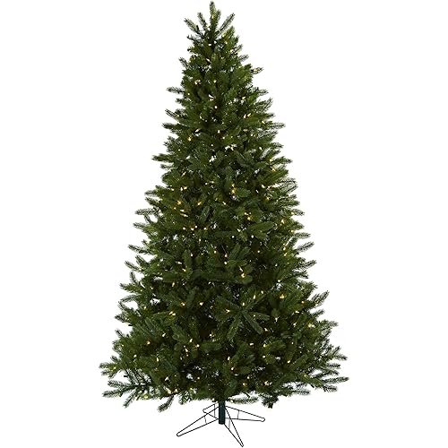 Nearly Natural 5376 7.5-Feet Rembrandt Christmas Tree with Clear Lights, Green