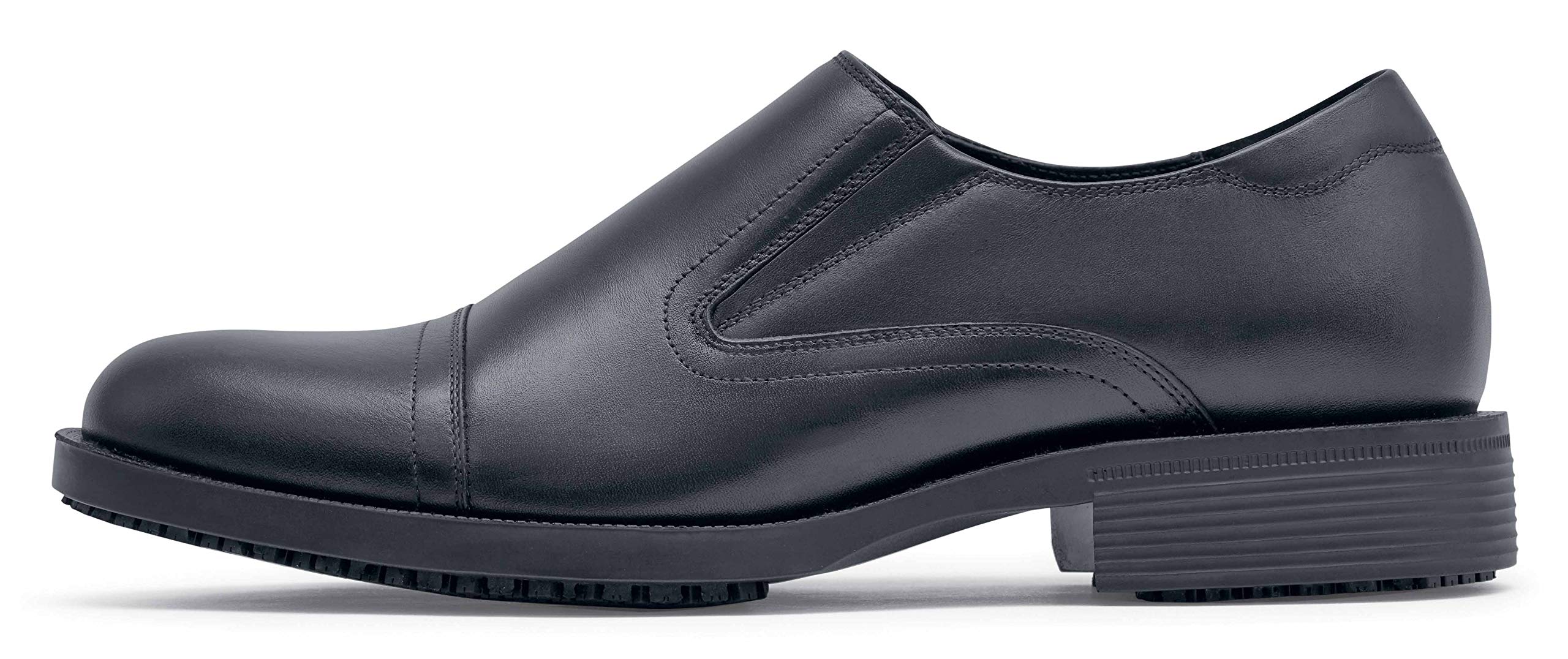 Shoes for Crews Chaussures Statesman - Chaussures en Cuir Confortables, Semelles intérieures rembourrées, Semelle antidérapante, Style Classique pour Le Bureau - pour Hommes