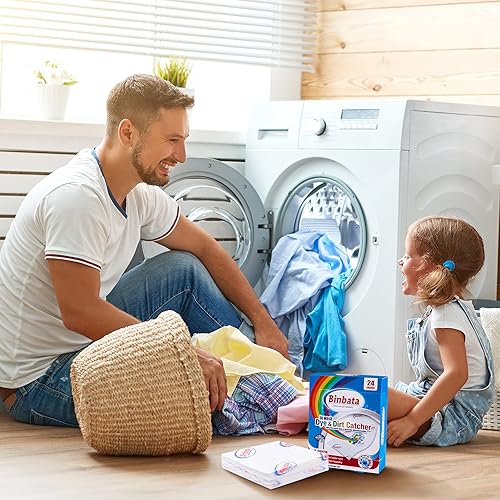 Miniatura 10 de Color Grasper para lavandería, 76 unidades, sin fragancia, atrapador de tinte esencial para uso doméstico, hojas de protección de tinte para