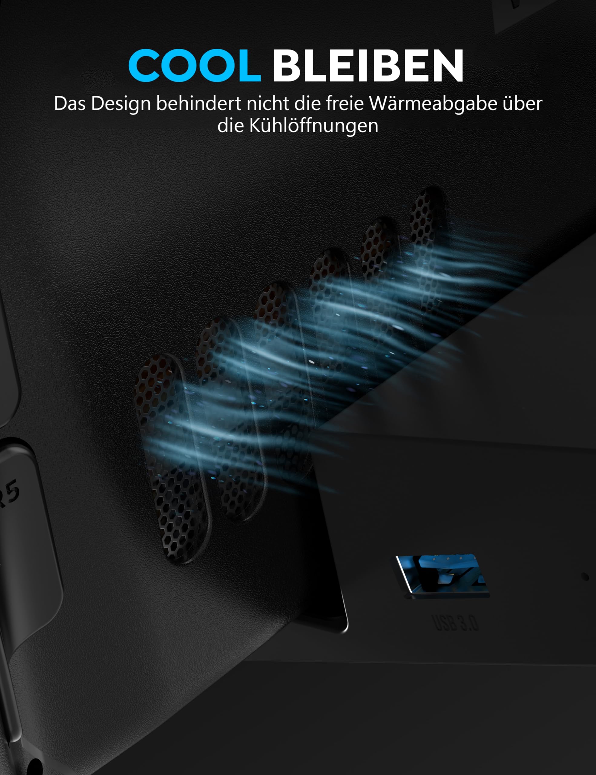 SABRENT Docking Station für Steam Deck, 6-in-1 Steam Deck Dock mit HDMI 4K@60Hz, USB-C 95W PD 3.0 Schnellladung, Triple USB hub 3.0, 1 USB C Anschluss Entwickelt für Valve Steam Deck (DS-SD6P)