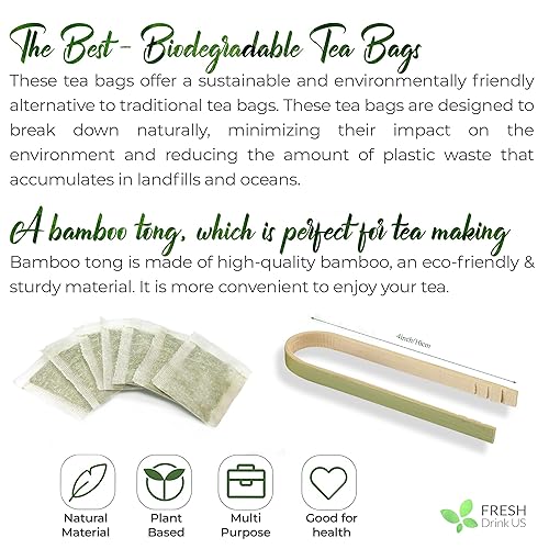 Miniatura 4 de 120 bolsas de té de hojas de bálsamo de limón premium, 100% natural y puro de hojas de bálsamo de limón. Té de hierbas de bálsamo de limón de hojas