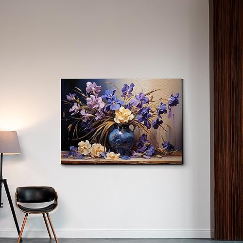 Miniatura 3 de Provence Blooms, Acrylic Iris Prints, Captivating Canvas Wall Art Celebrating the Beauty of Flowers, Wall Art, Wall Decor