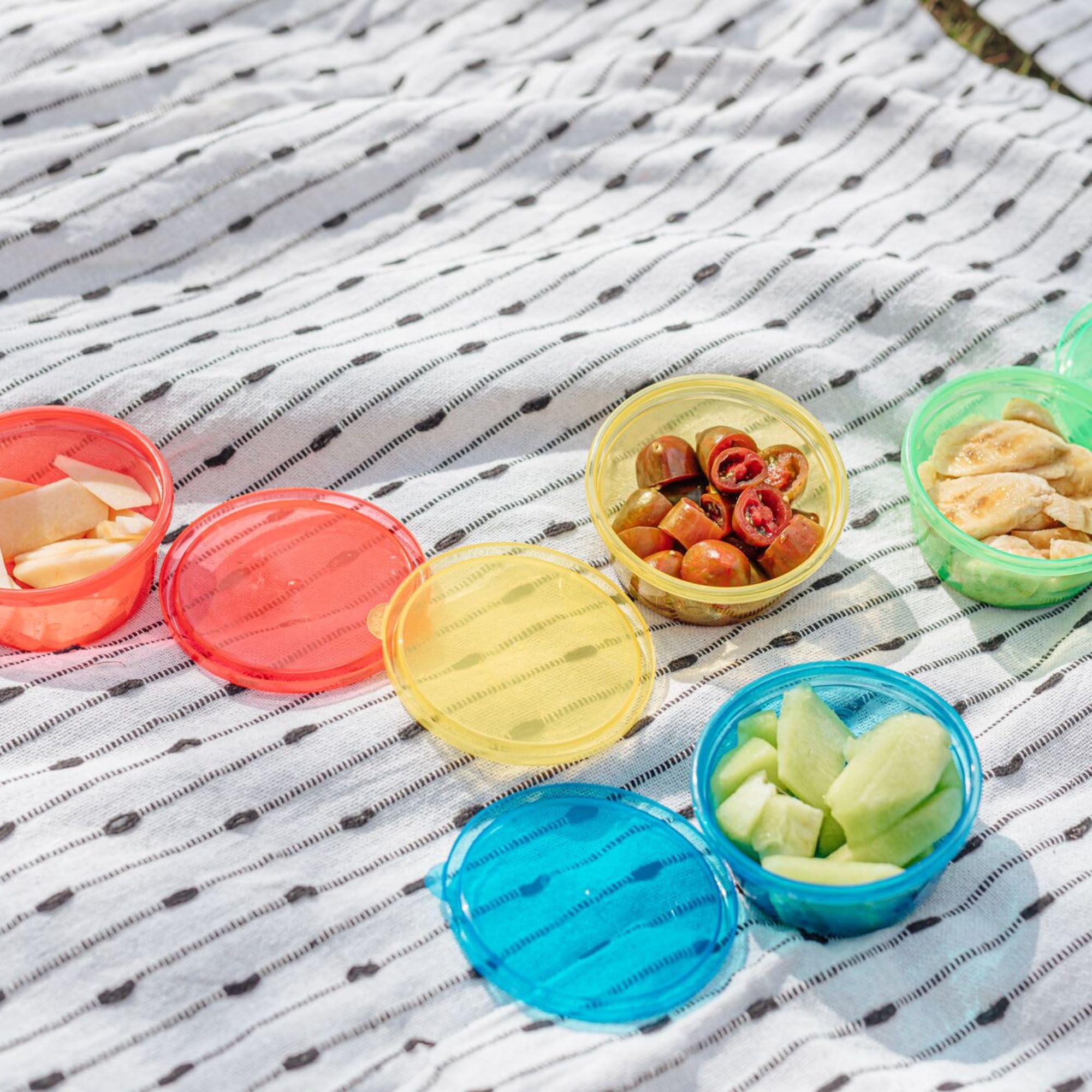 Nuby Bols avec Couvercle | Pots de conservation | 12 Pack | 300 ml | Multicouleurs (couleurs peuvent varier)