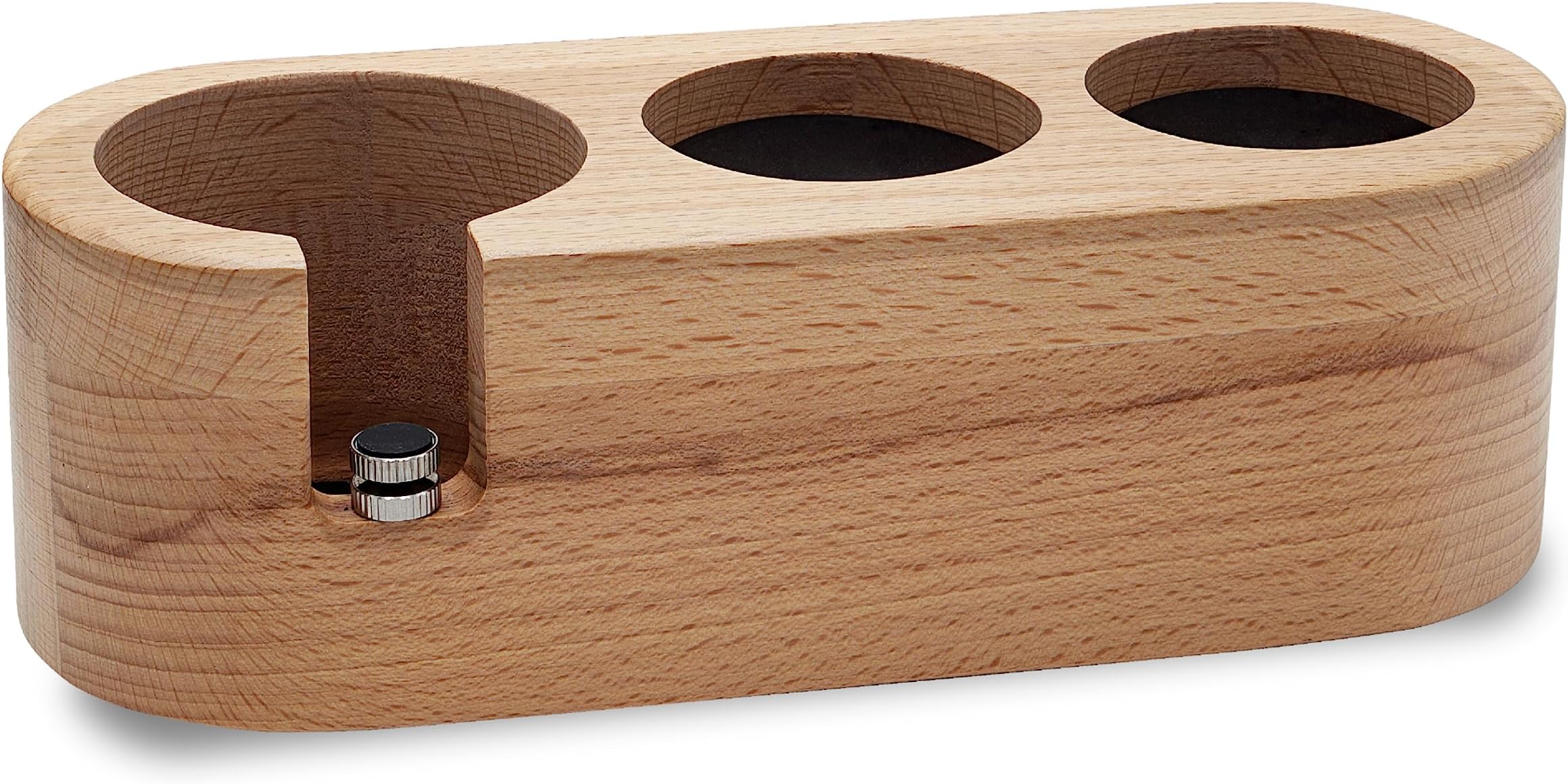 Teyearlife Walnut Espresso Tamping Station Called Coffee