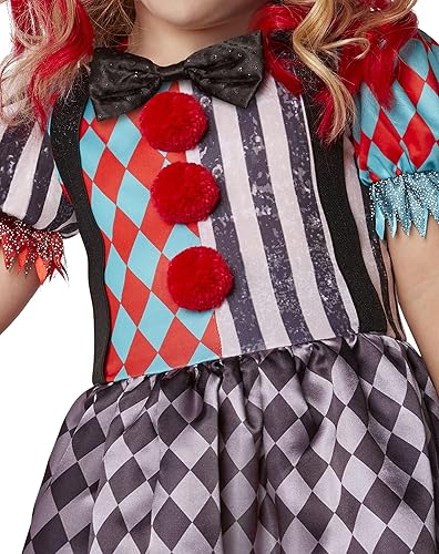 Miniatura 2 de Spirit Halloween Disfraz de carnaval para niños pequeños, cosplay de payaso, disfraz clásico de Halloween, disfraz aterrador para niños pequeños