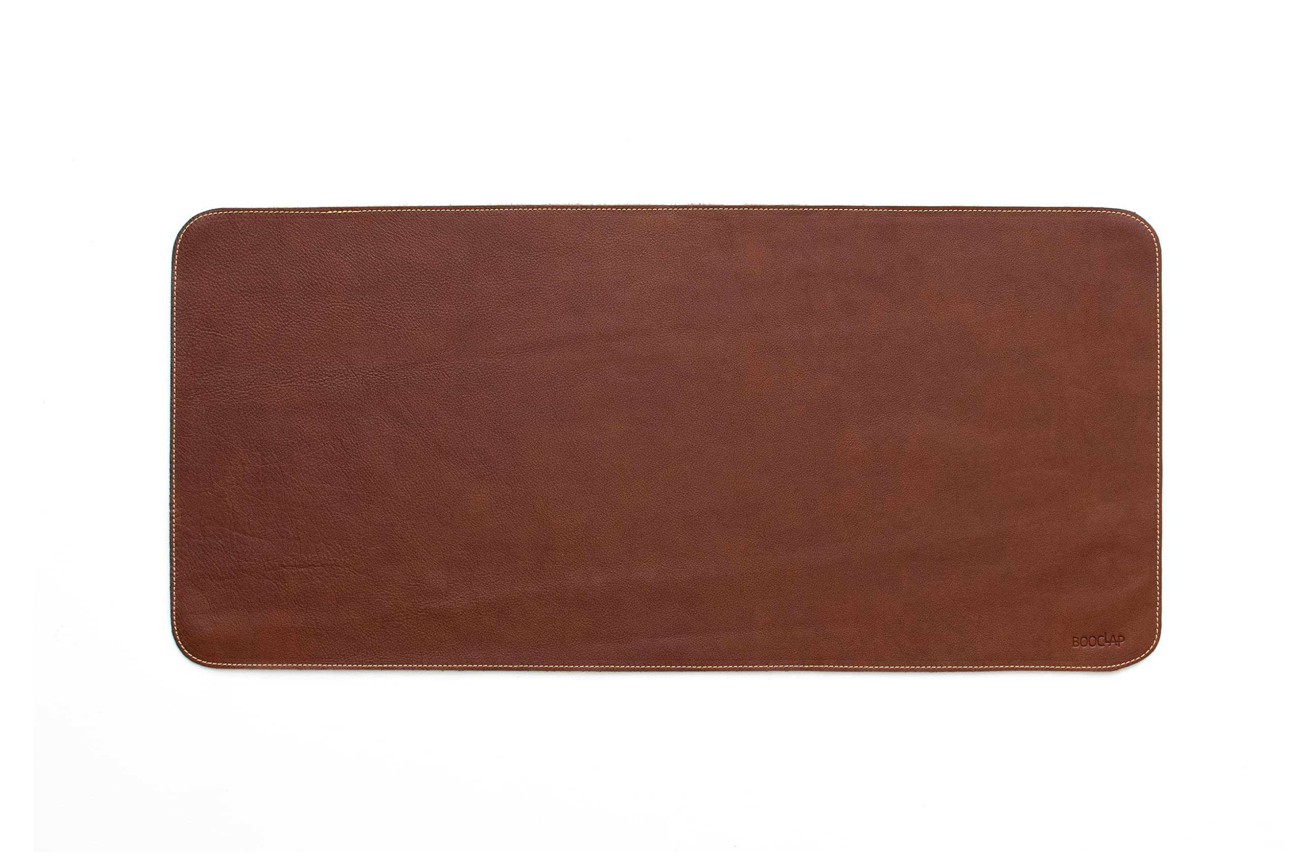Schreibtischunterlage, Mauspad aus Leder, Mousepad aus Leder, Schreibtischunterlage aus echtem Leder, Mauspad XXL, Mauspad (Braun)
