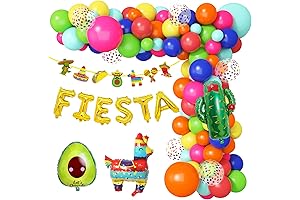 Amandir Fiesta Balloon Garland Arch Kit for Mexican Fiesta Decorations