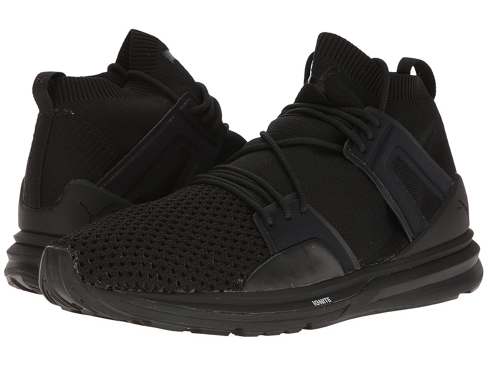 

PUMA B.O.G Limitless Hi Evoknit (Puma Black/Puma Black/Puma Black) Men's Shoes