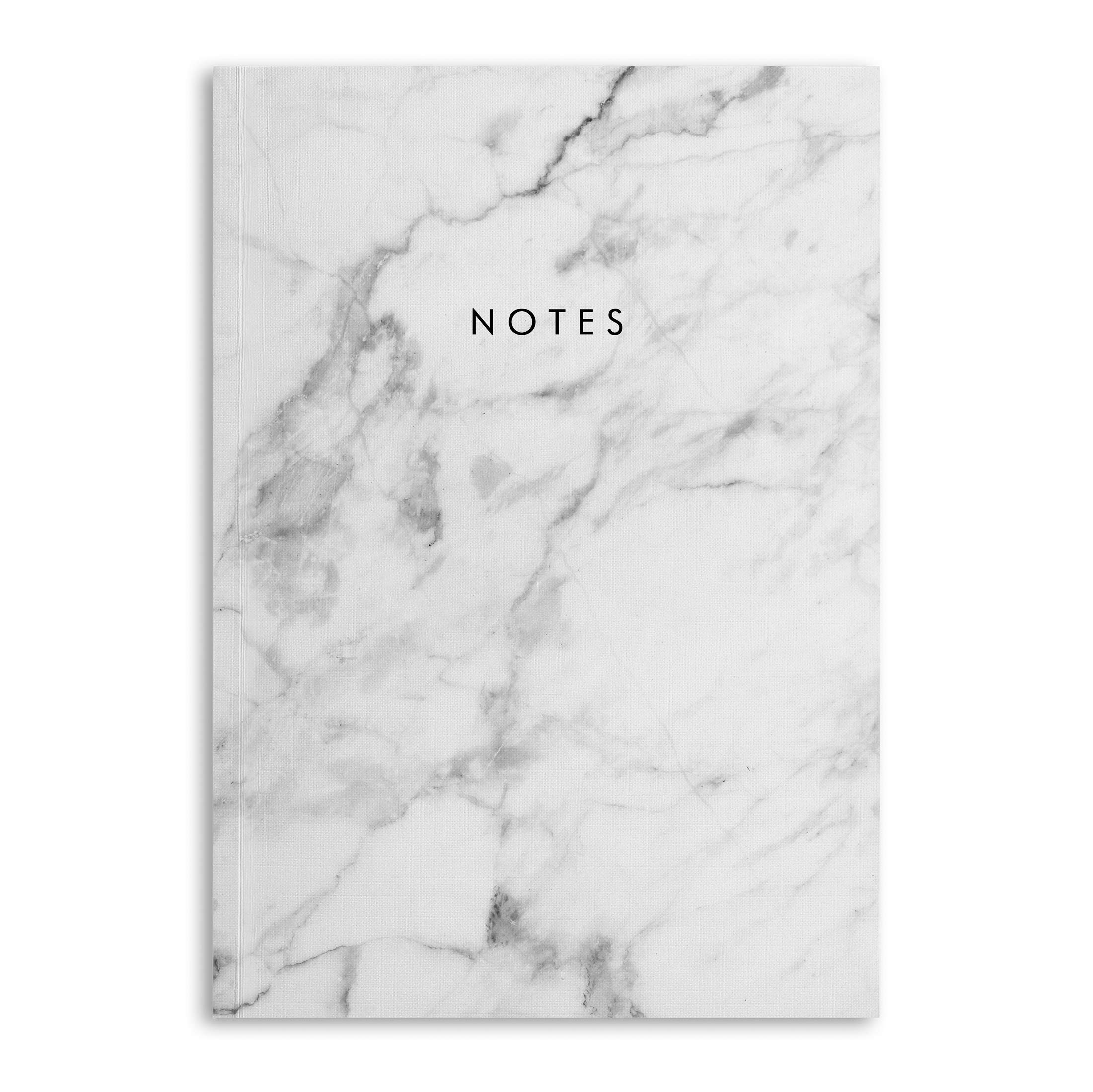 CENTRAL 23 School notebook for Girls - A5 Notebook - Journal for Women - White Marble - 120 Ruled Pages - Planner Notepad Composition - For College Work Travel