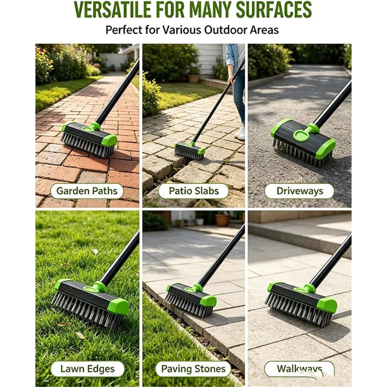 Ensemble combiné de brosses à Mauvaises Herbes polyvalentes (1set)