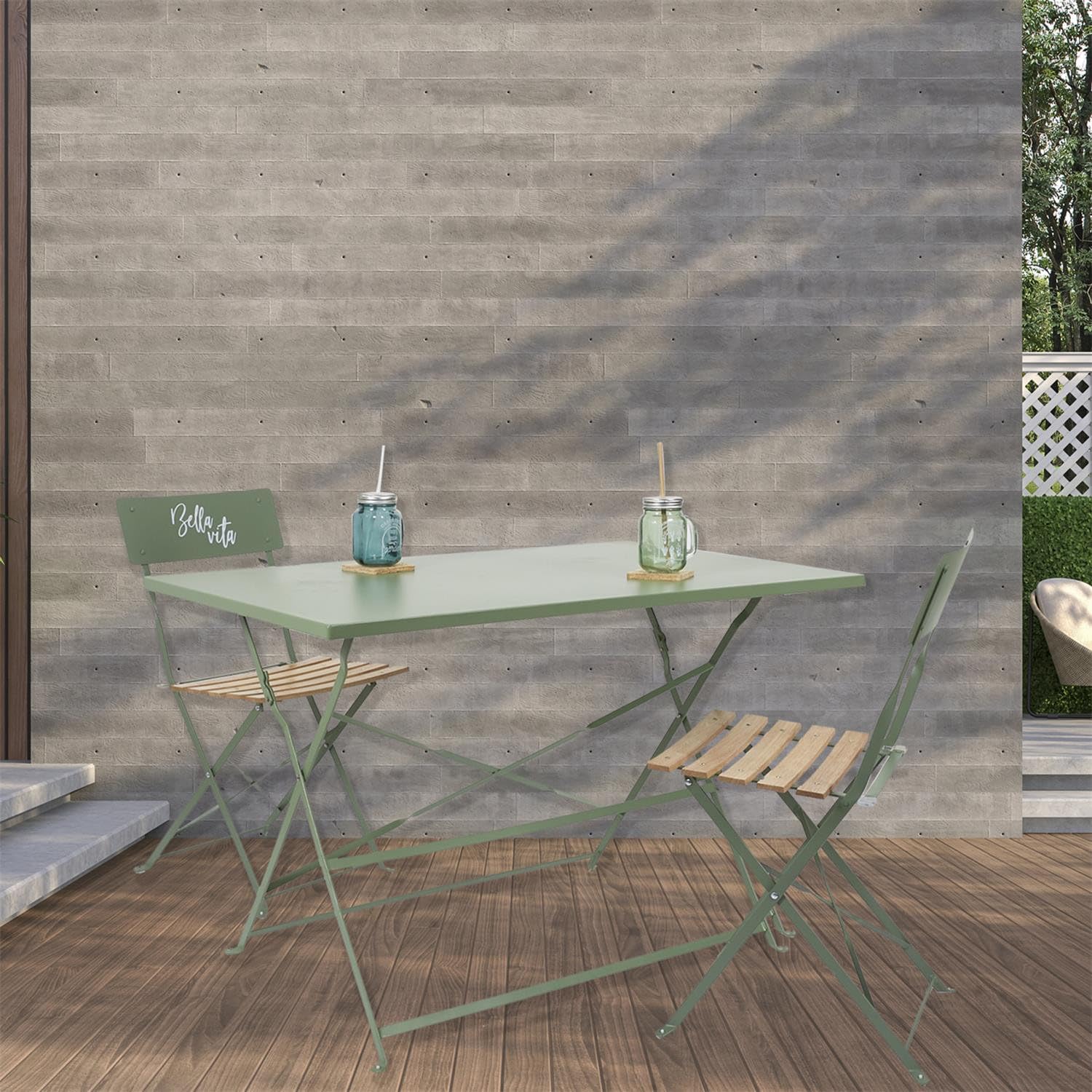 SILLA PLEGABLE VERDE BELLA VIT
