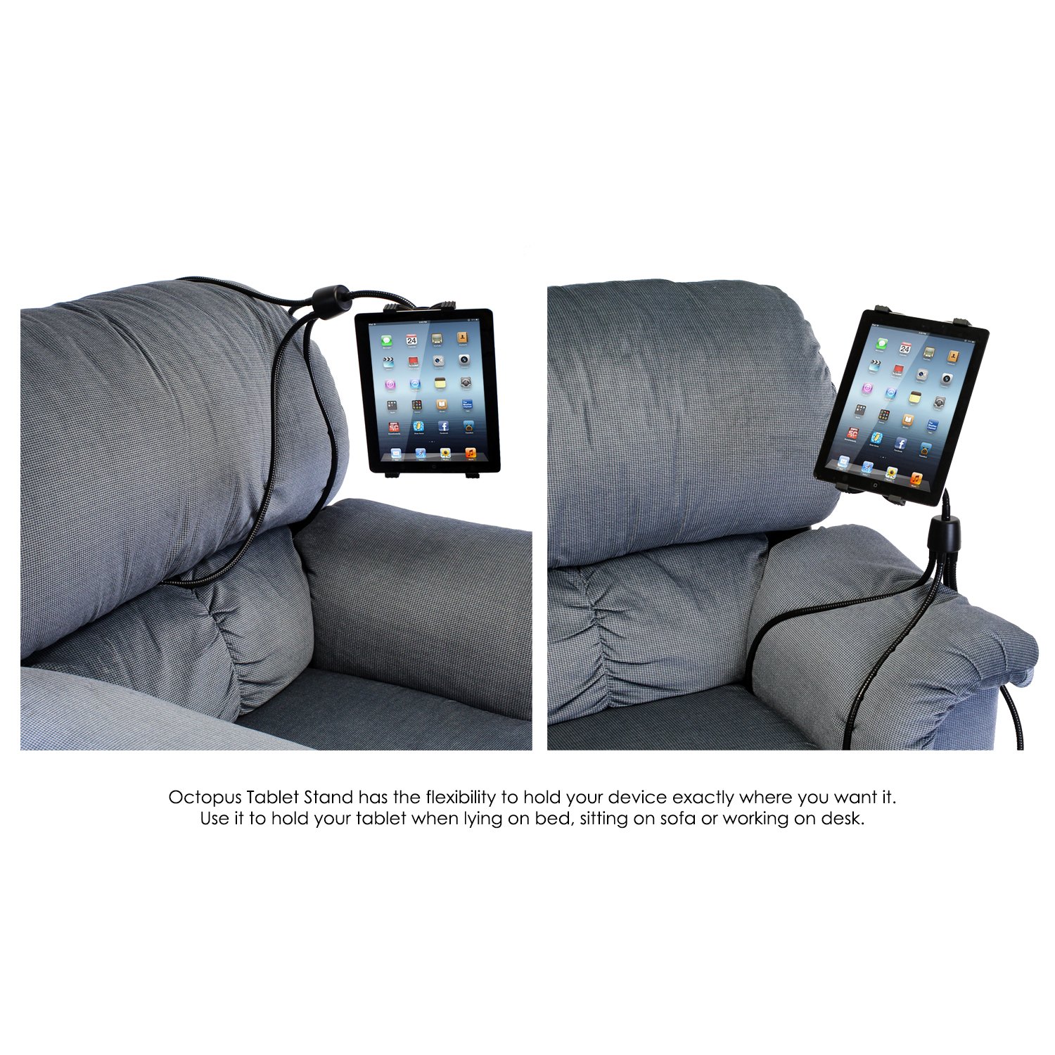 Furinno Hidup IP09 ergonómico Pulpo Flexible Universal Soporte de Tablet